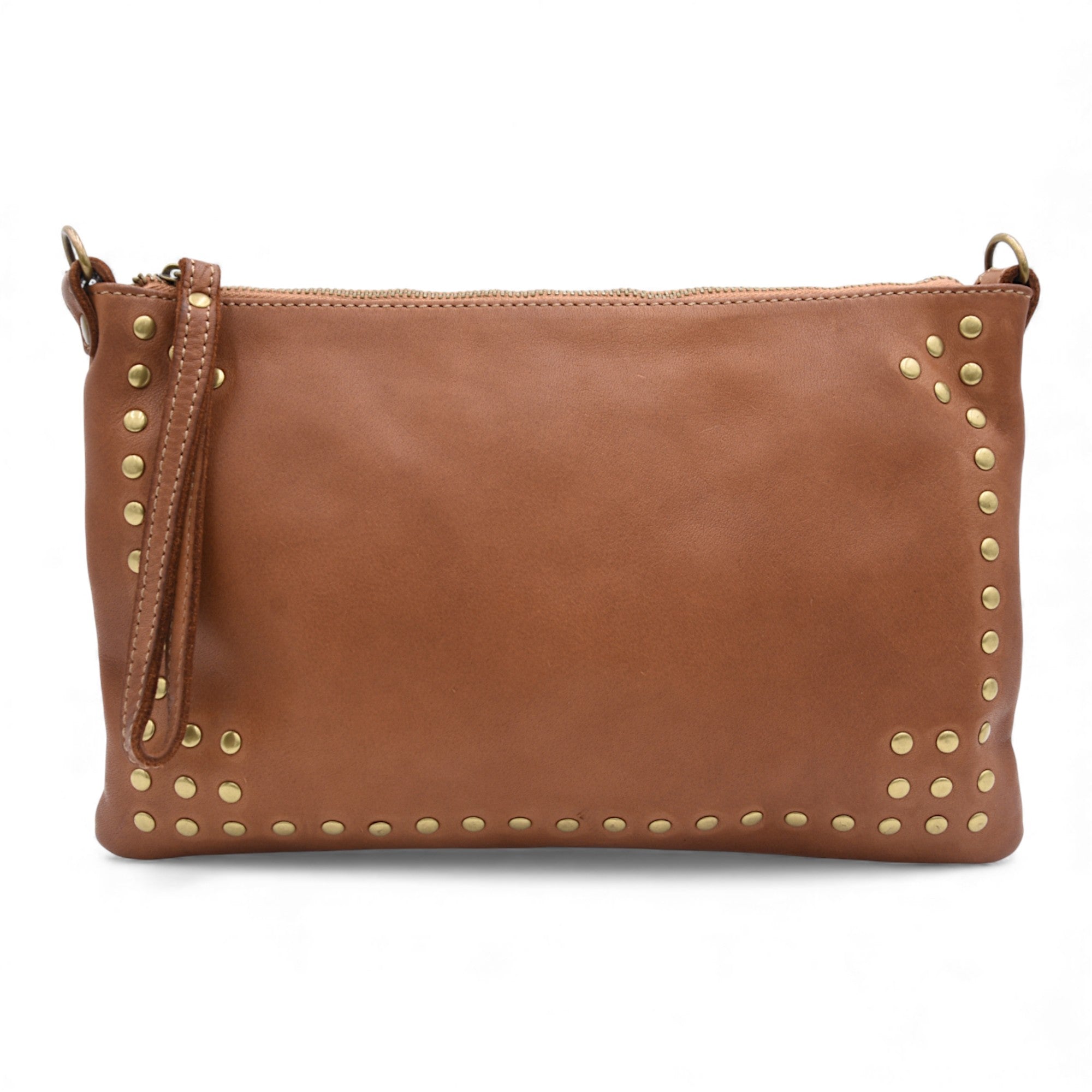 Boho Clutch in Cognac