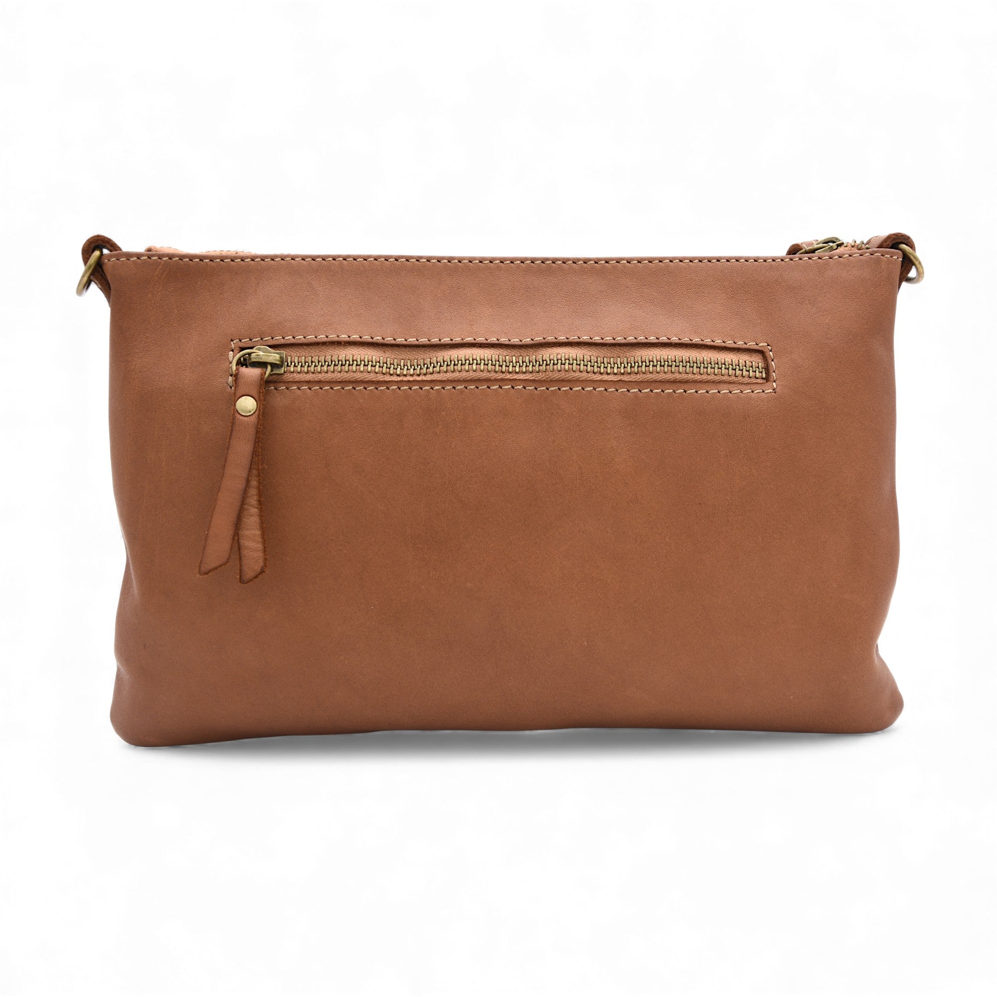 Boho Clutch in Cognac
