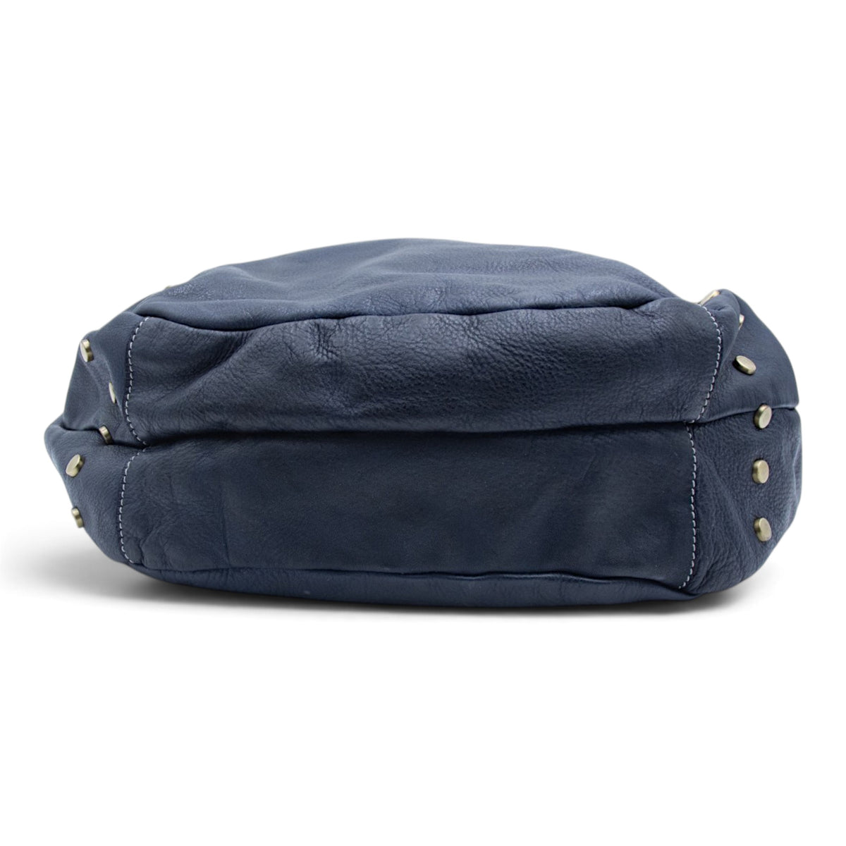 Slouchy Stud Tote in Navy