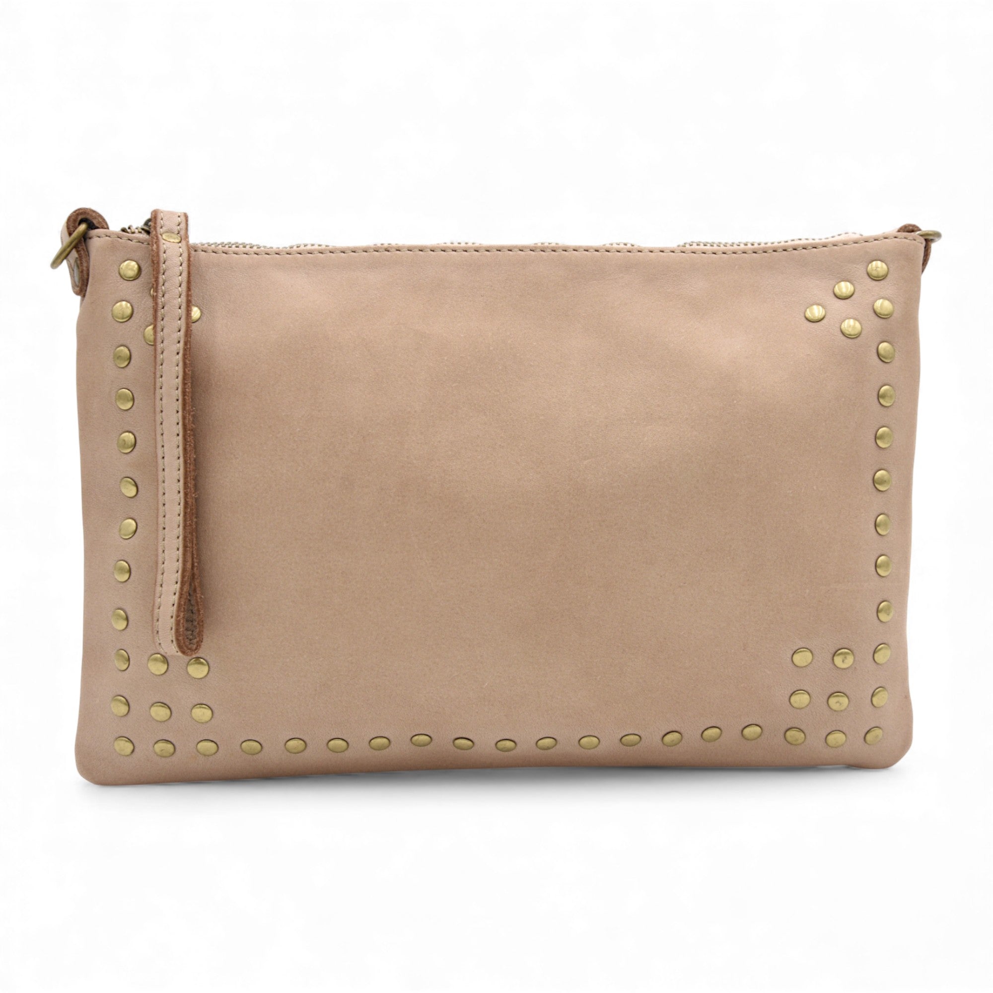Boho Clutch in Light Taupe