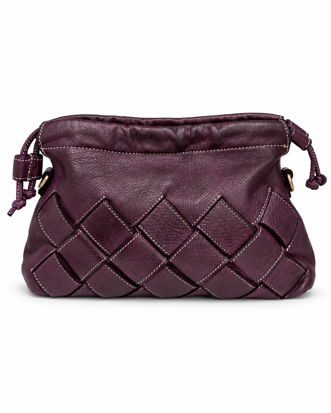 Greta Clutch in Plum