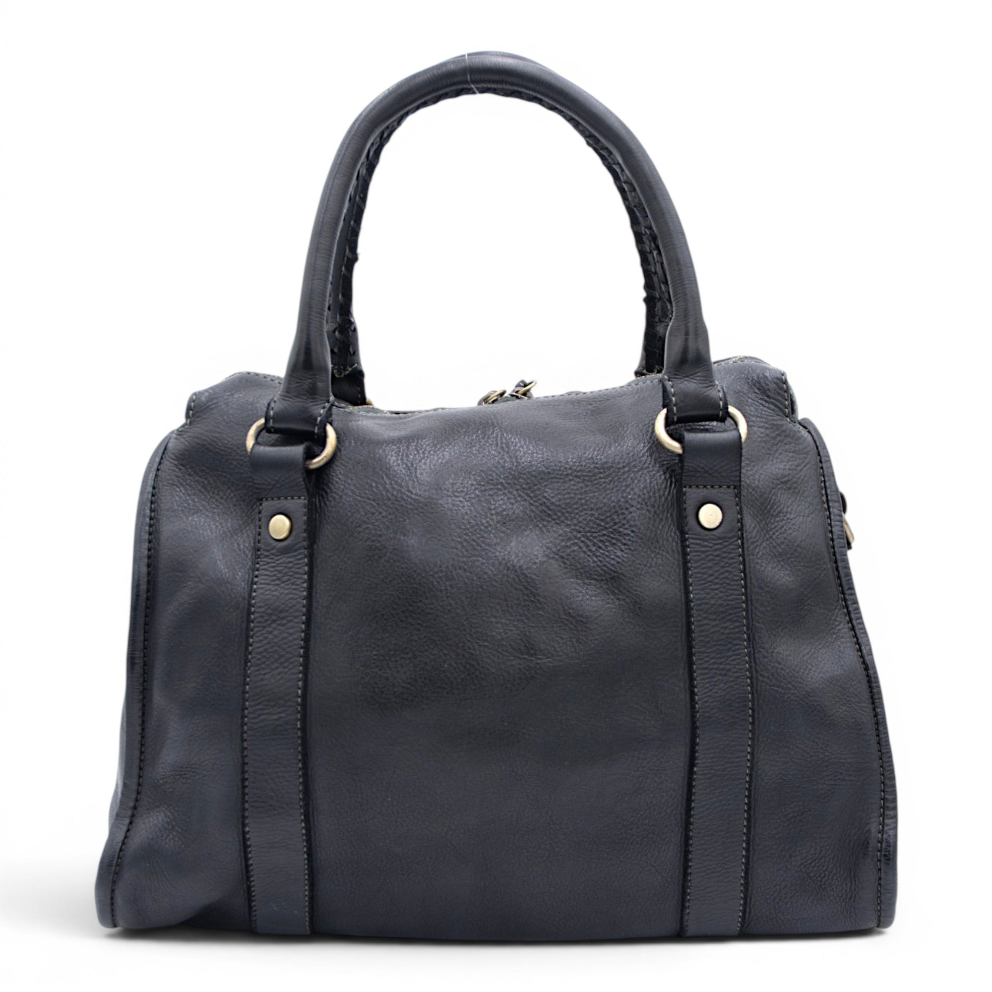 Large Pocket Satchel in Black