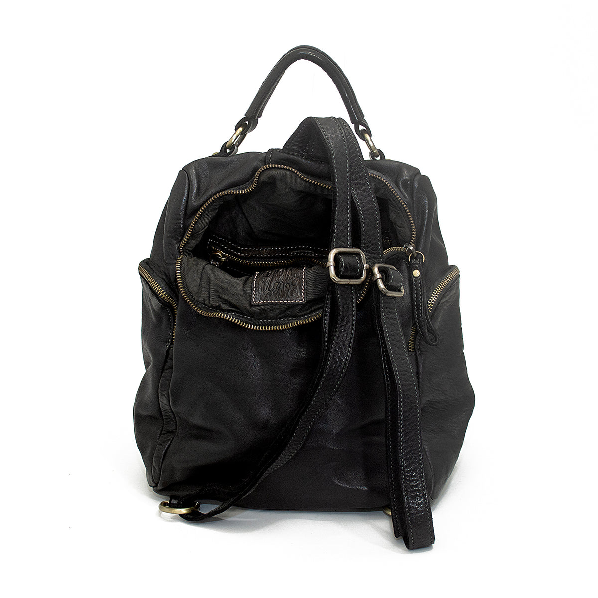 Mia Backpack in Black – Bolsa Nova Handbags