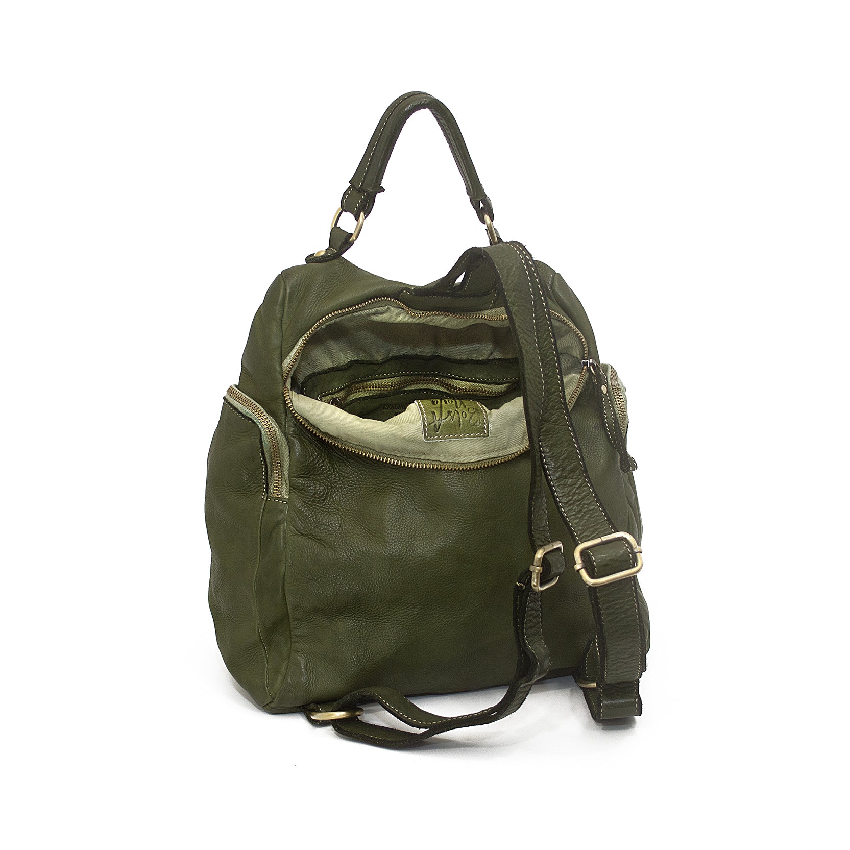 Mia Backpack in Olive - 50% OFF