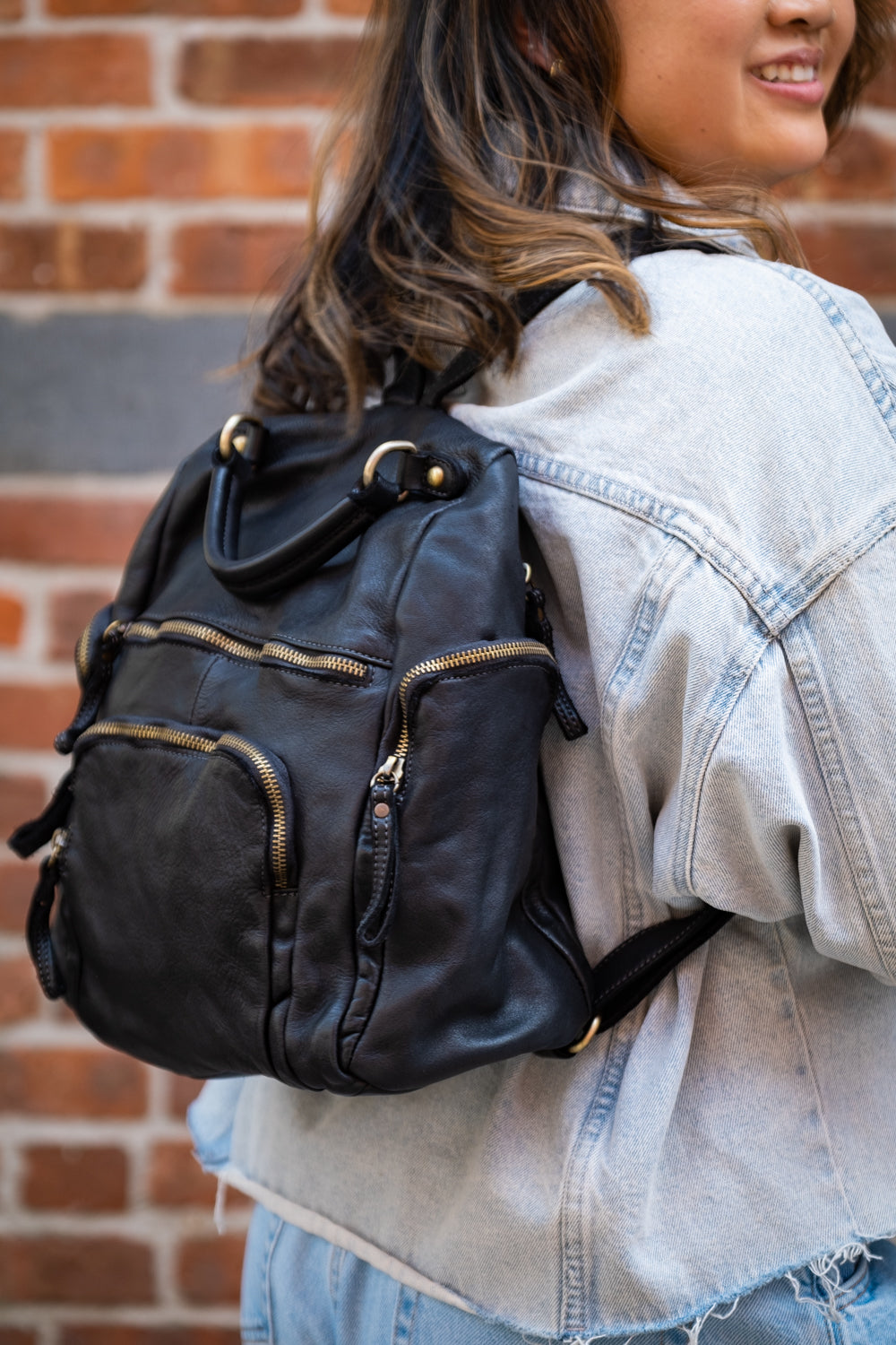 Mia Backpack in Black