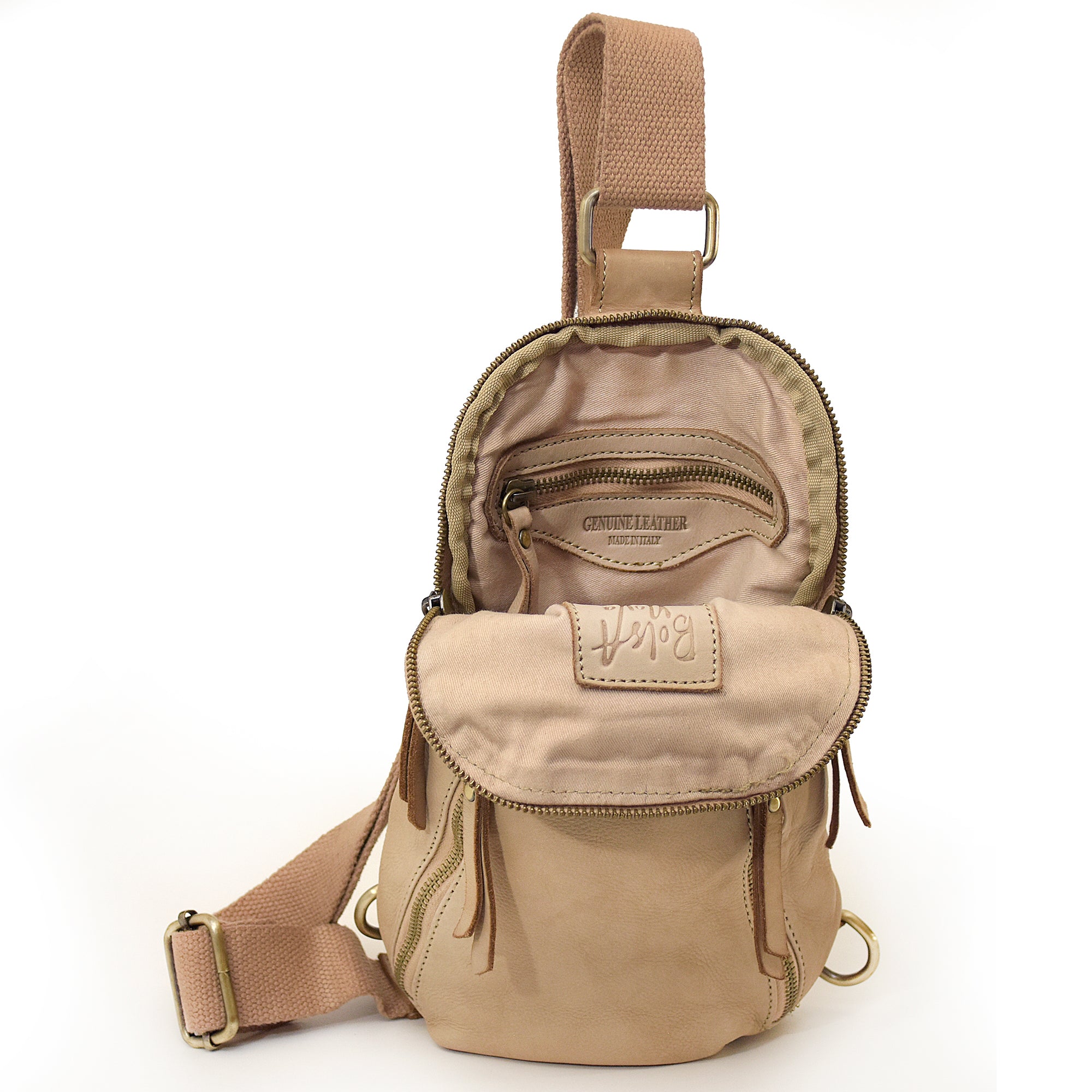 Logan Sling in Light Taupe