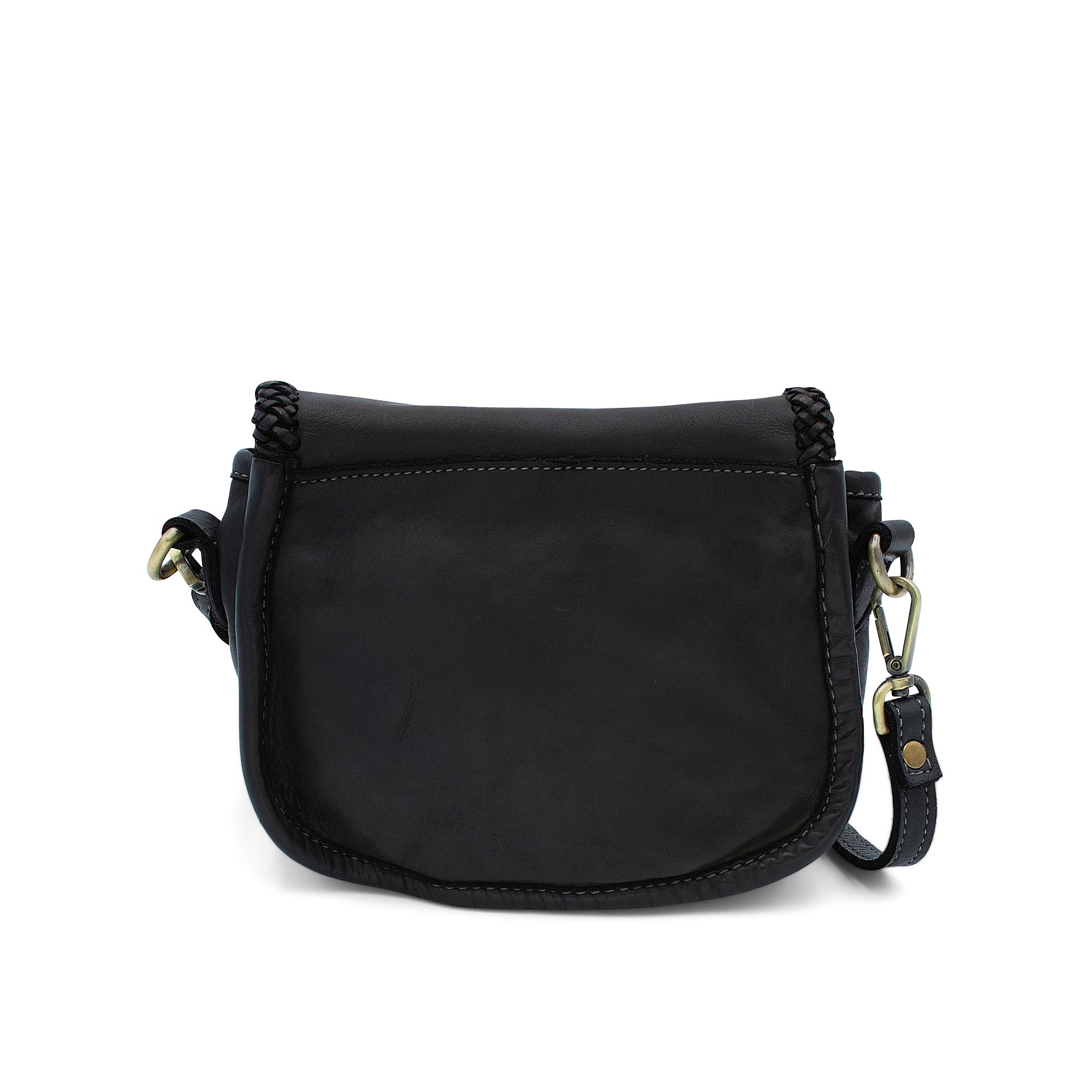 Naples Saddle Bag in Black