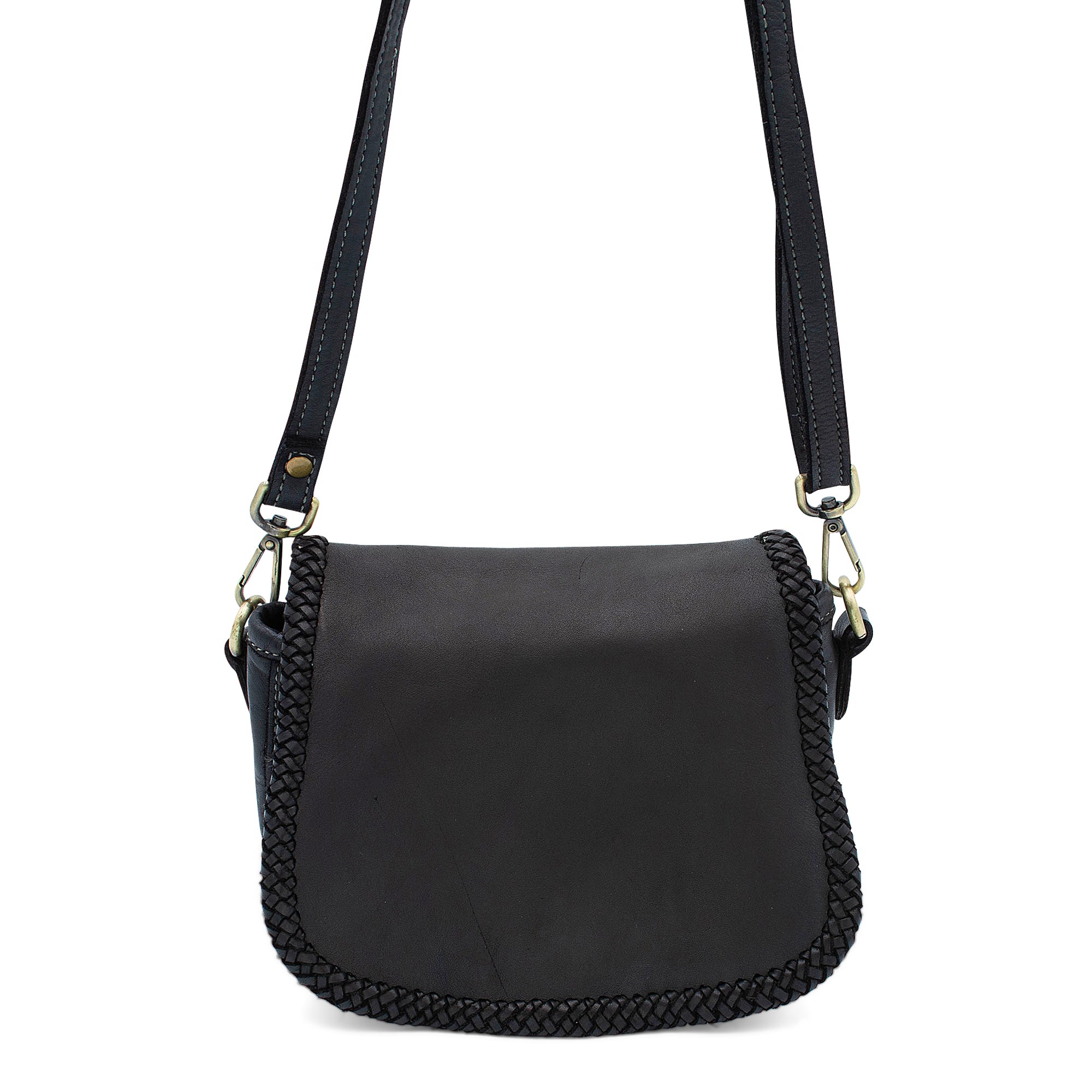 Naples Saddle Bag in Black
