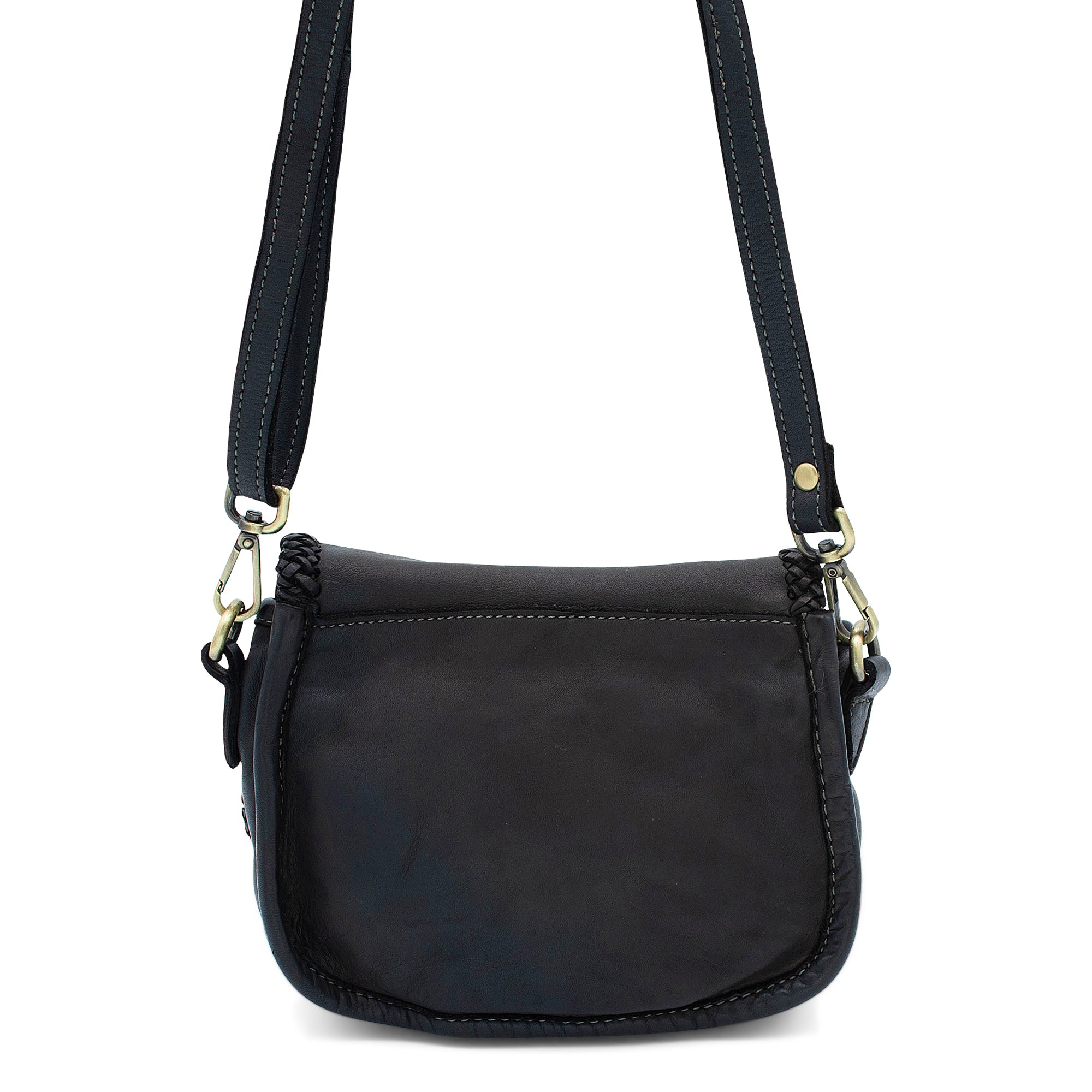 Naples Saddle Bag in Black