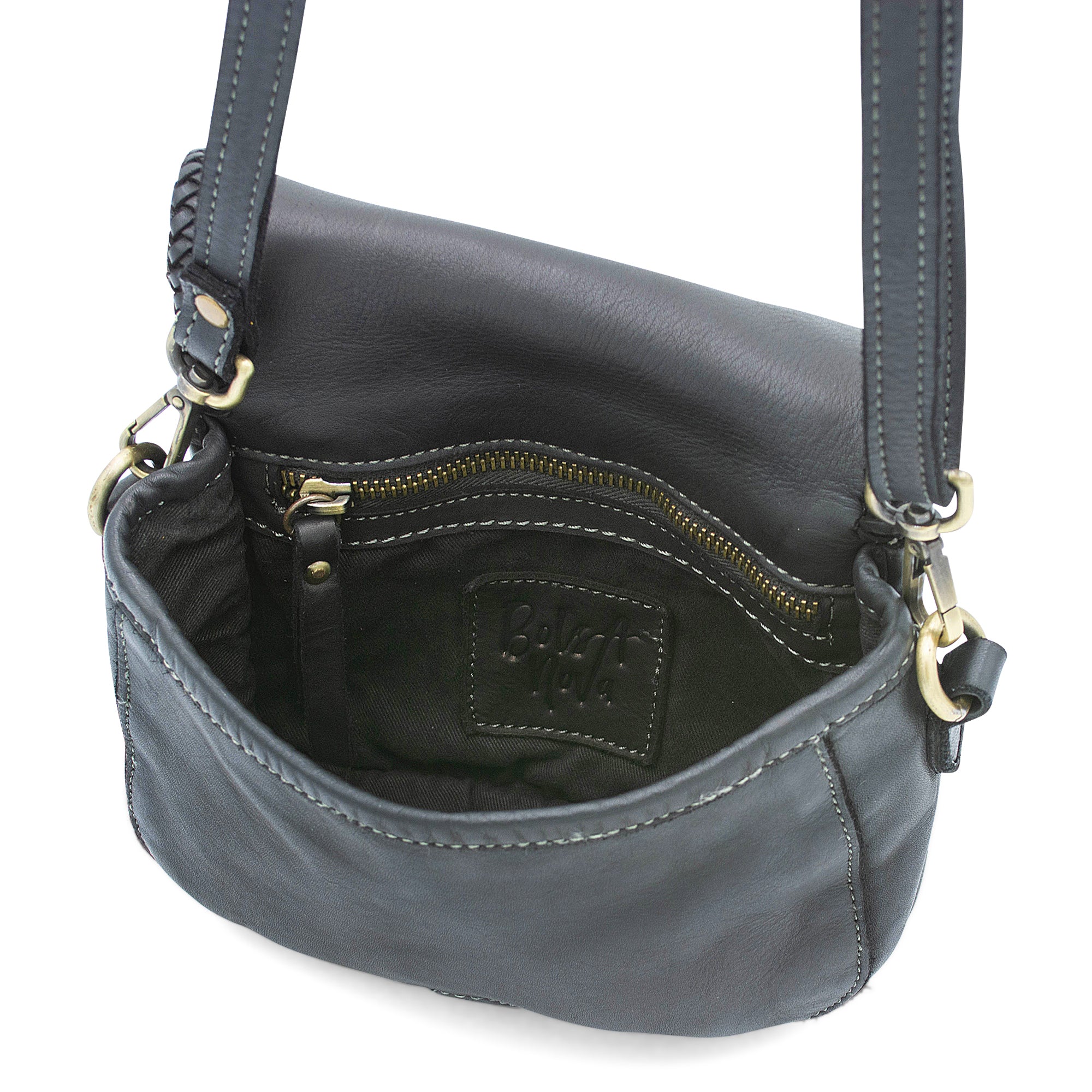 Naples Saddle Bag in Black