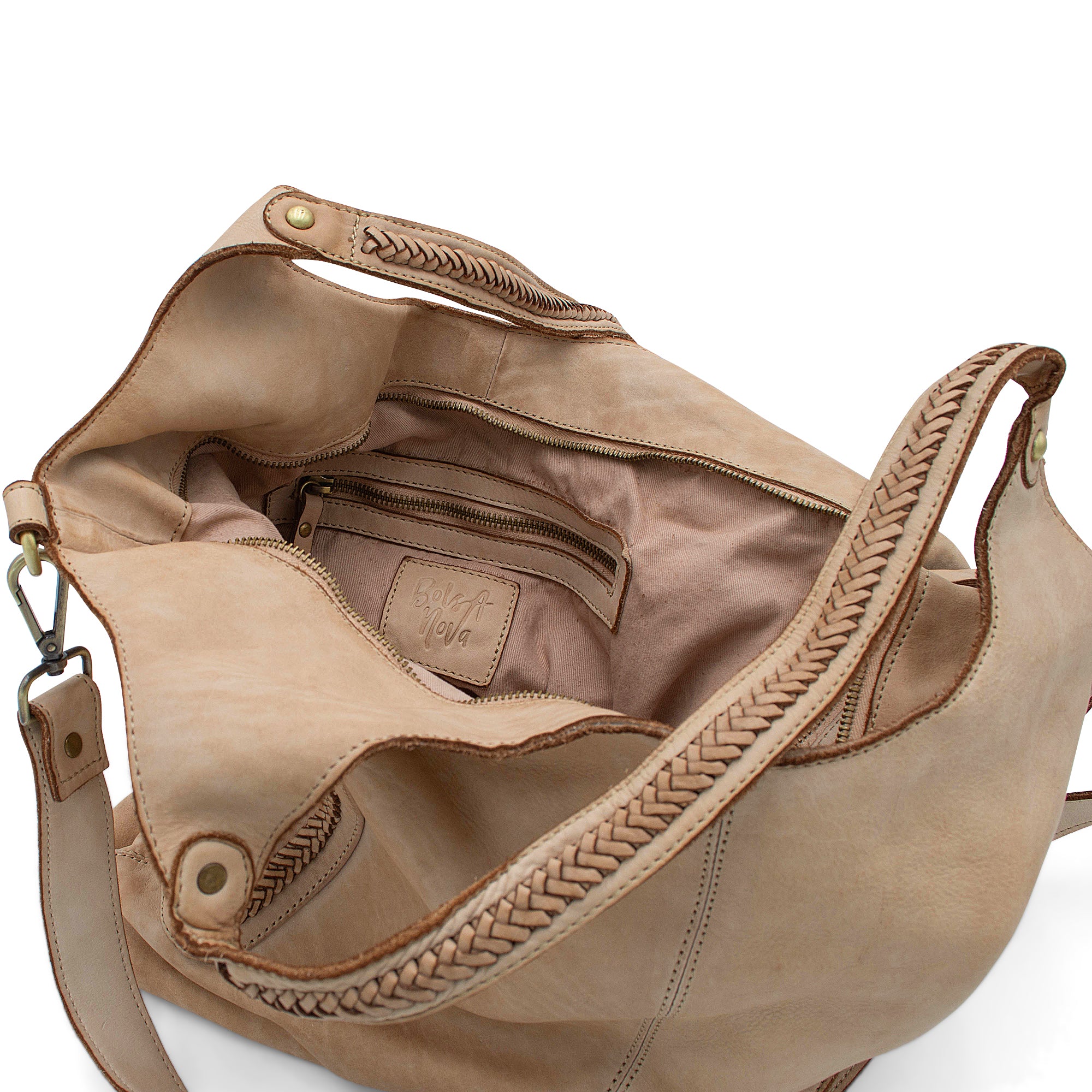 Julia Slouchy Tote in Light Taupe
