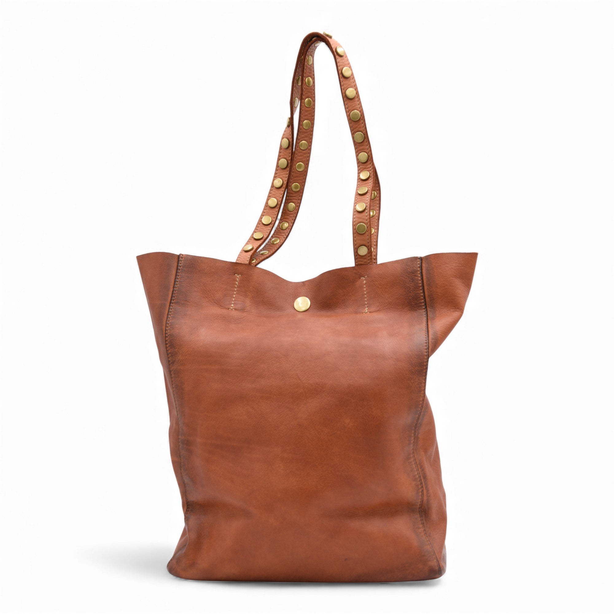 Wanderlust Tote in Cognac