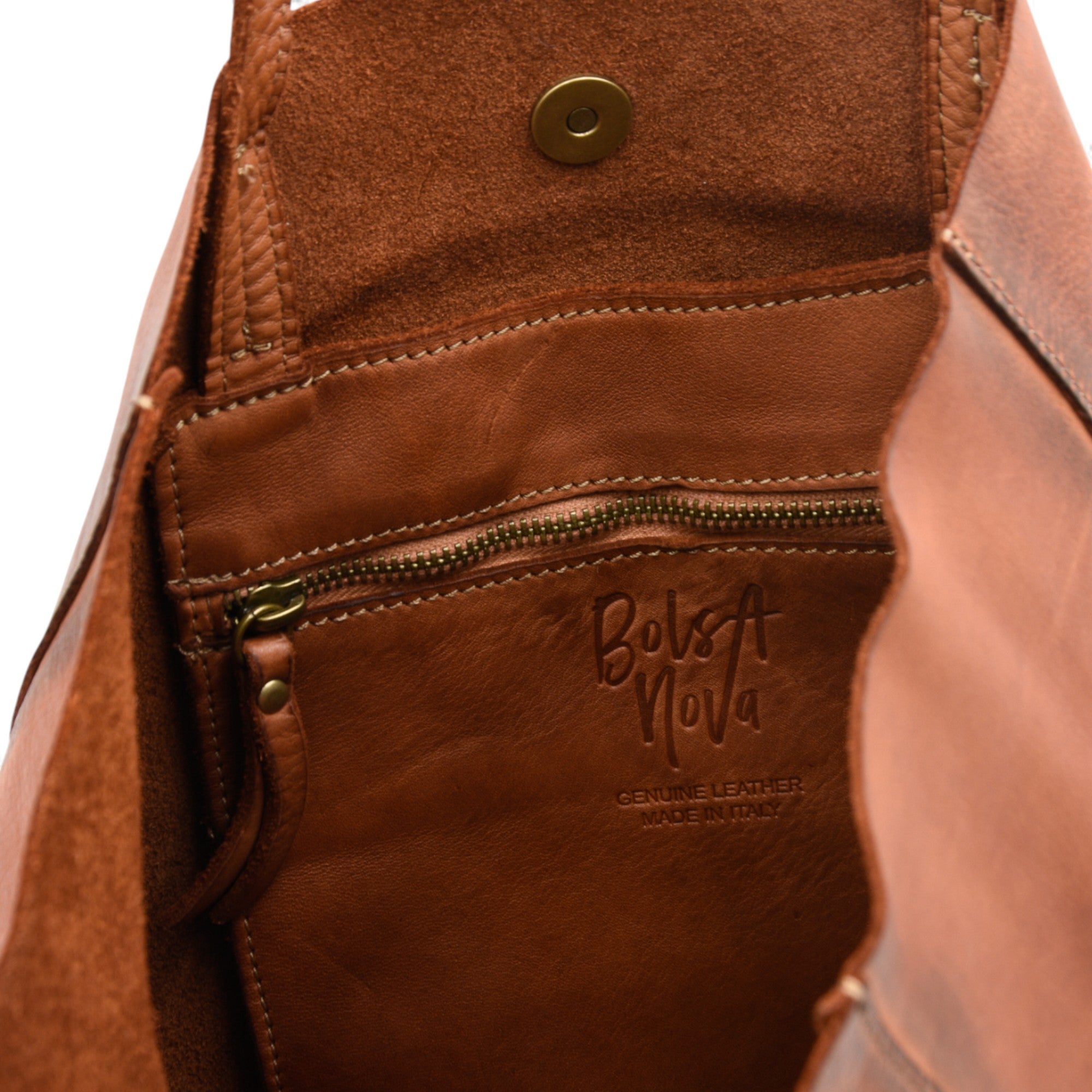 Wanderlust Tote in Cognac