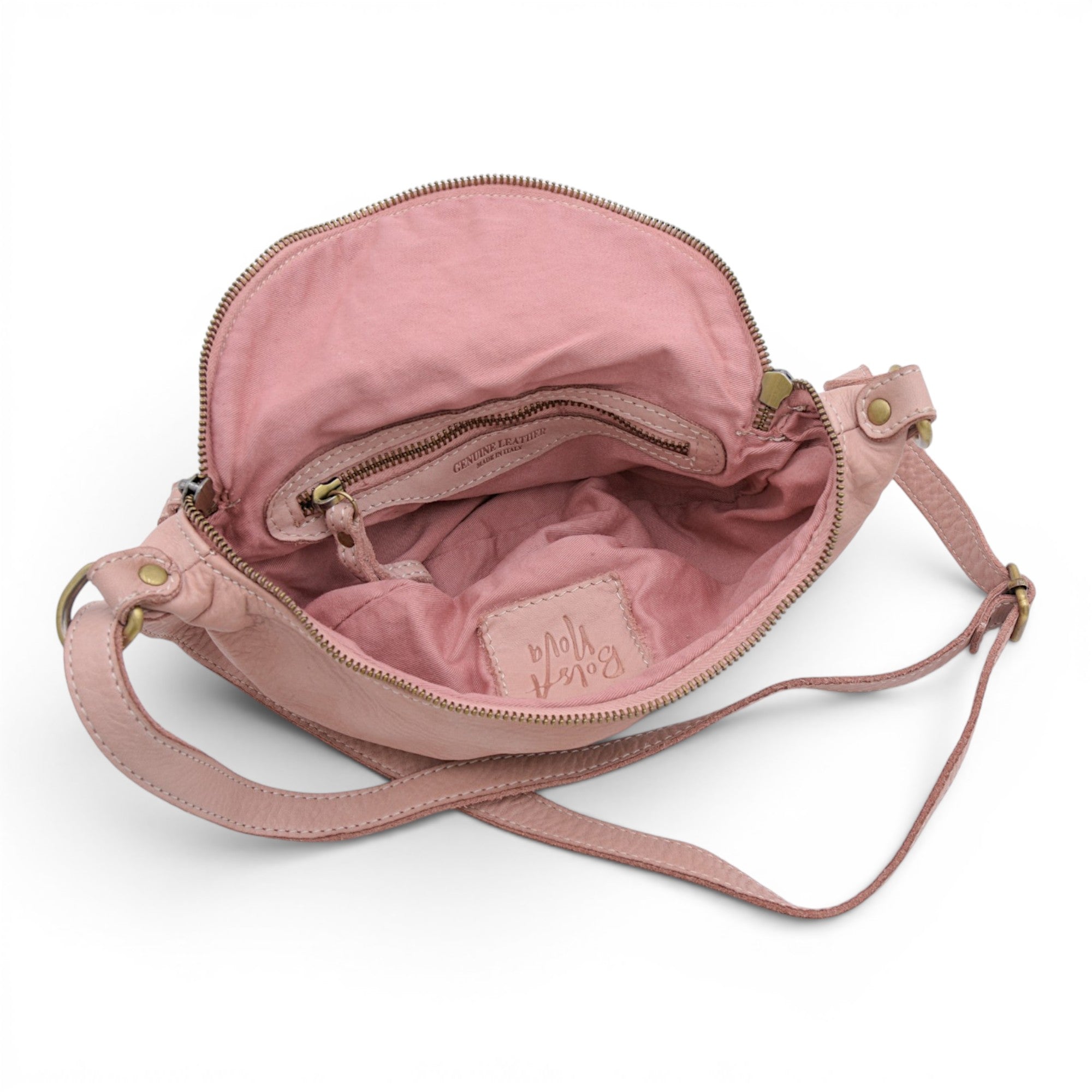 Avery Crossbody in Dusty Pink