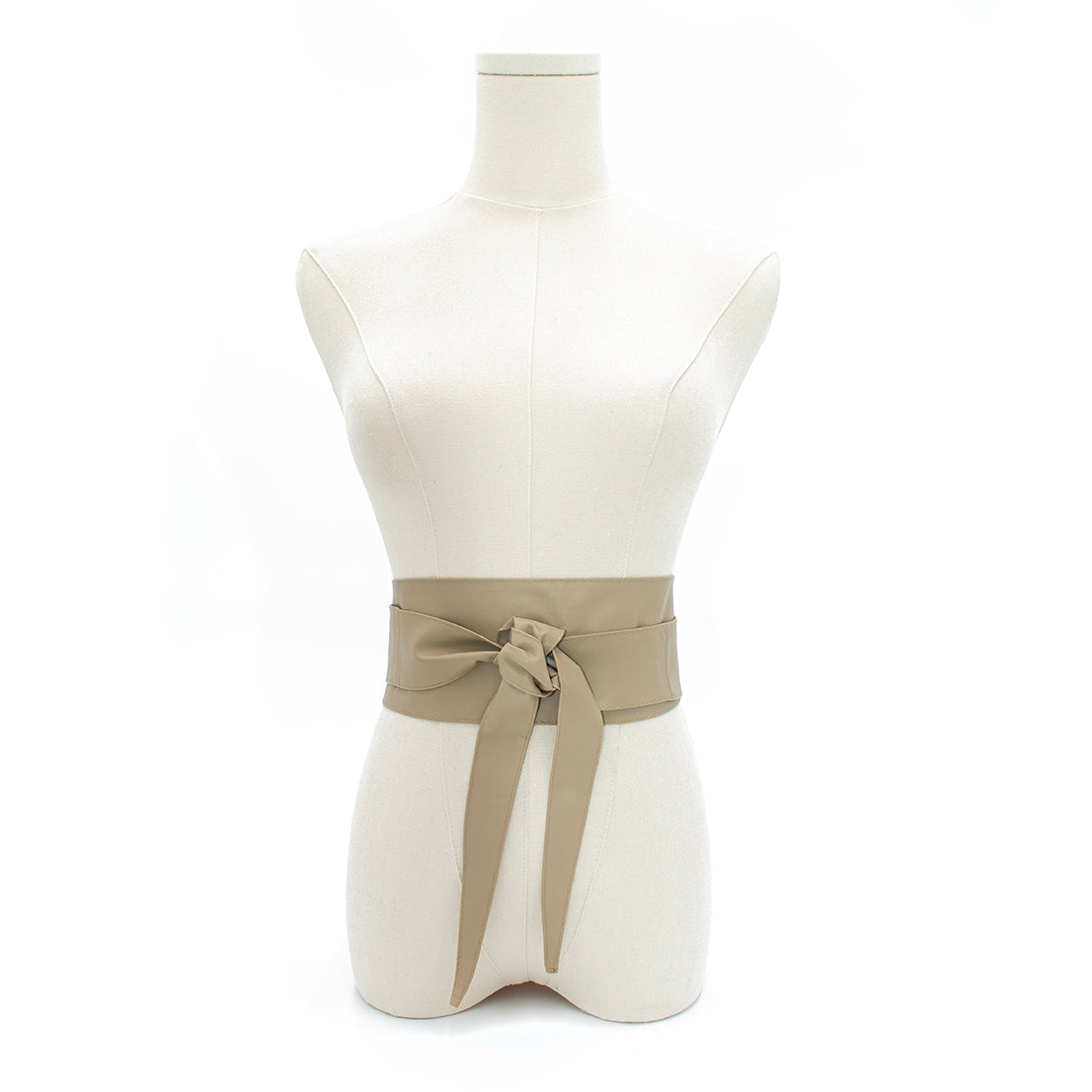 Obi Wrap Belt in Taupe