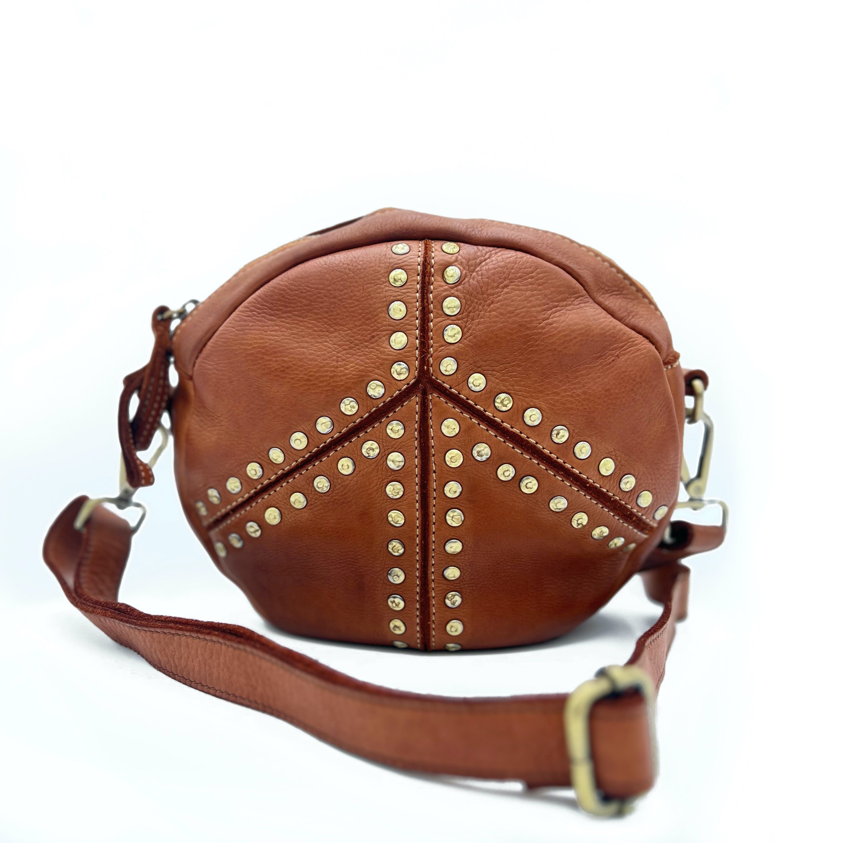 Peace Bag in Cognac