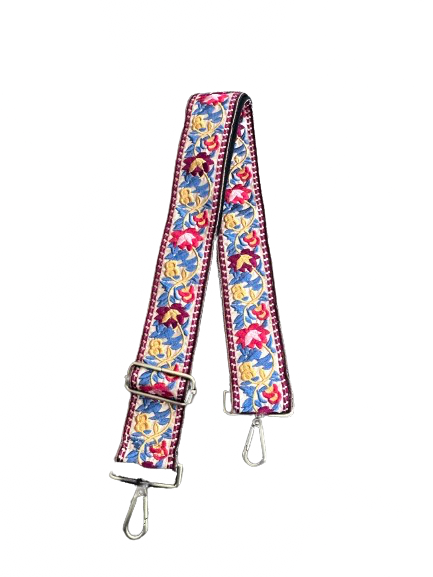 Folklore Embroidered Shoulder Strap