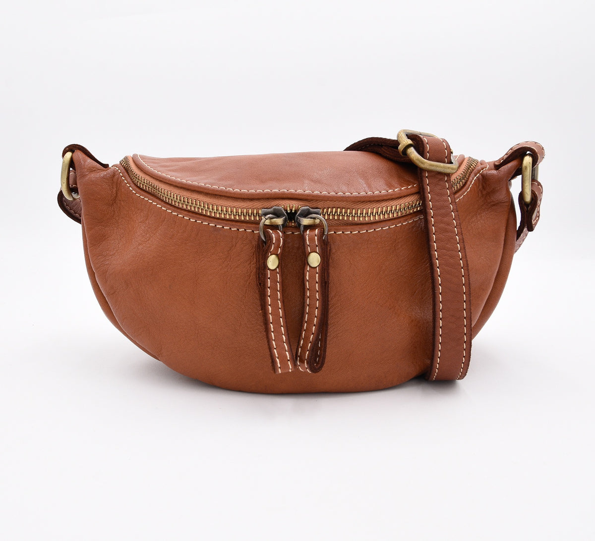 Avery Crossbody in Cognac