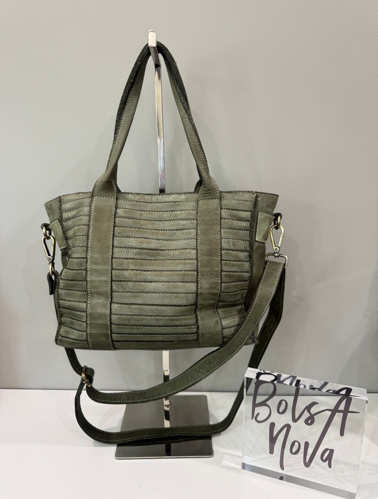Milan Tote in Olive - Sample Sale