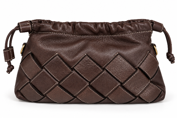 Greta Clutch in Chocolate