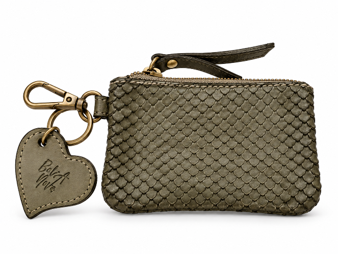 Bolsa Nova Card/Coin Case in Olive