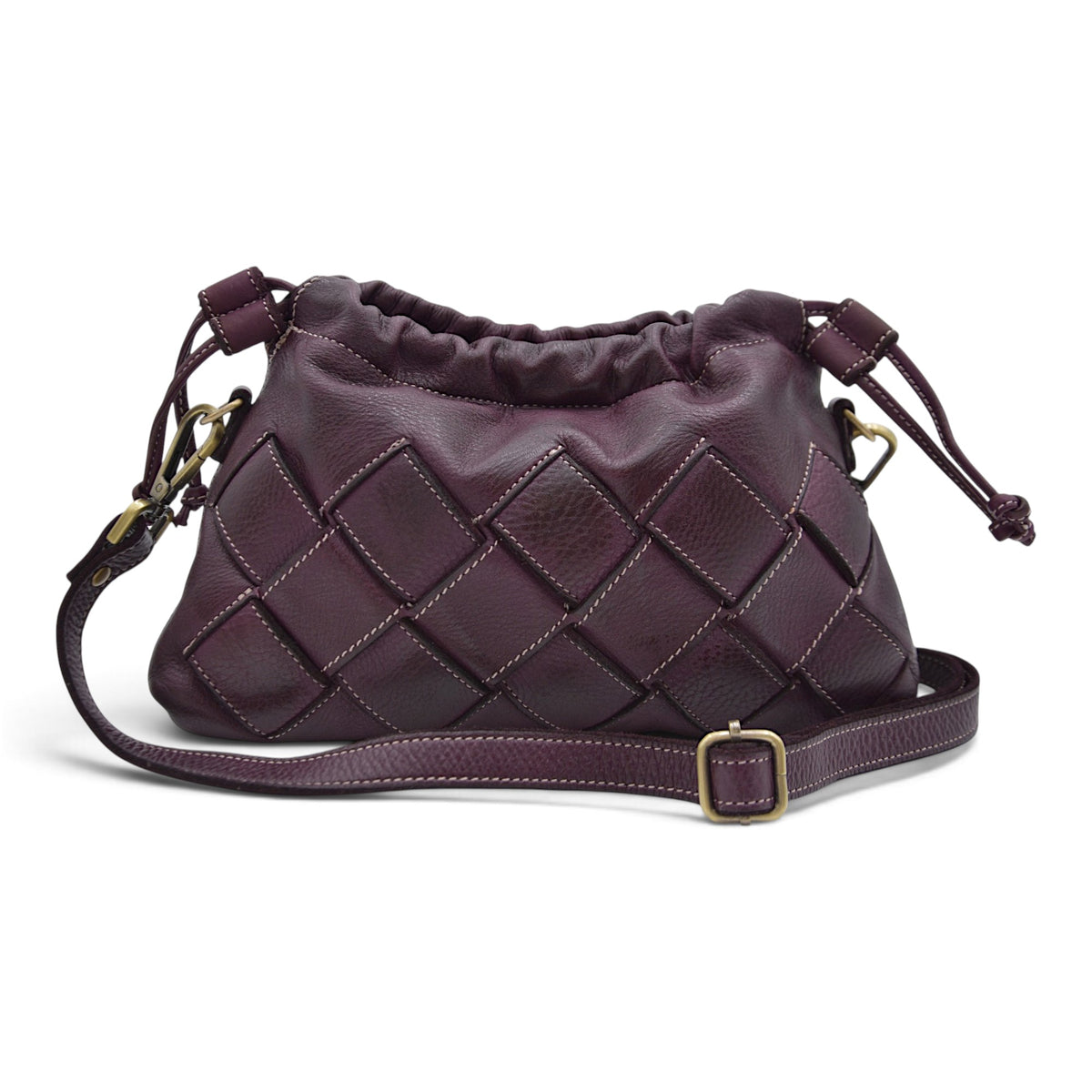 Greta Clutch in Plum