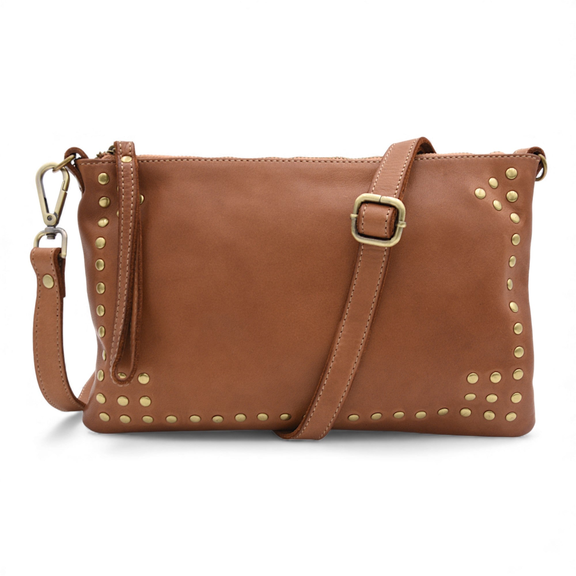 Boho Clutch in Cognac