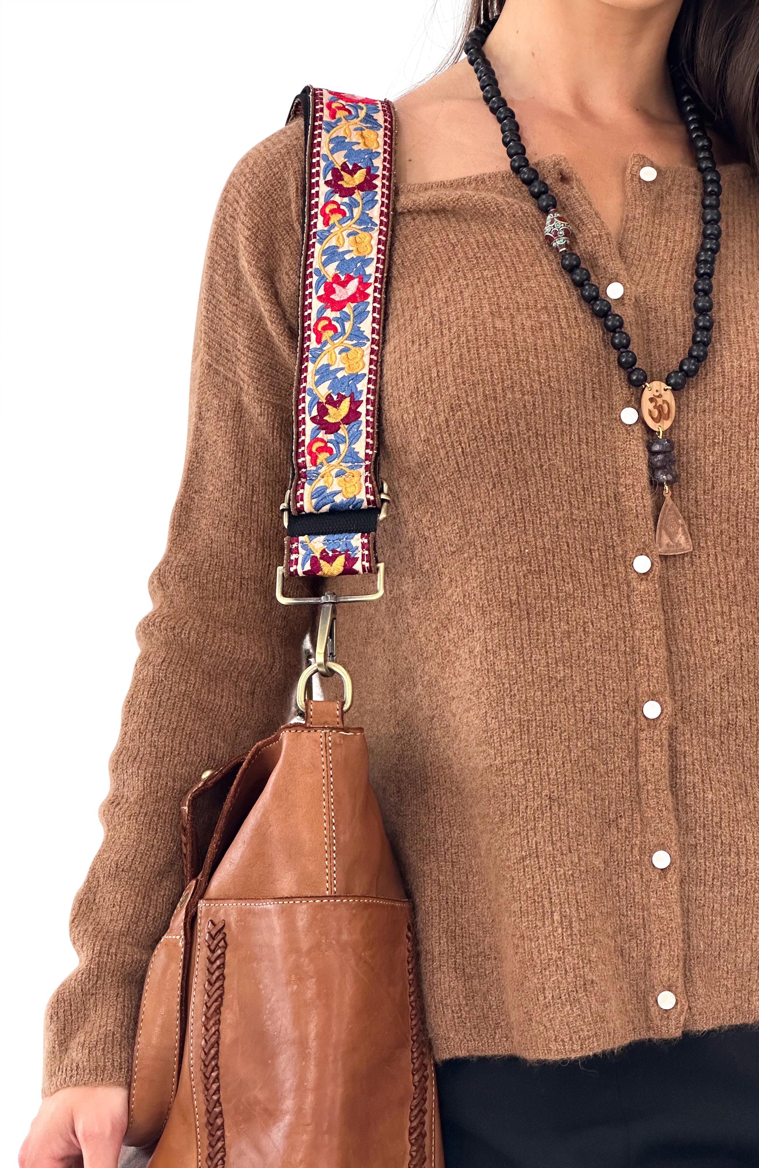 Julia Slouchy Tote in Cognac