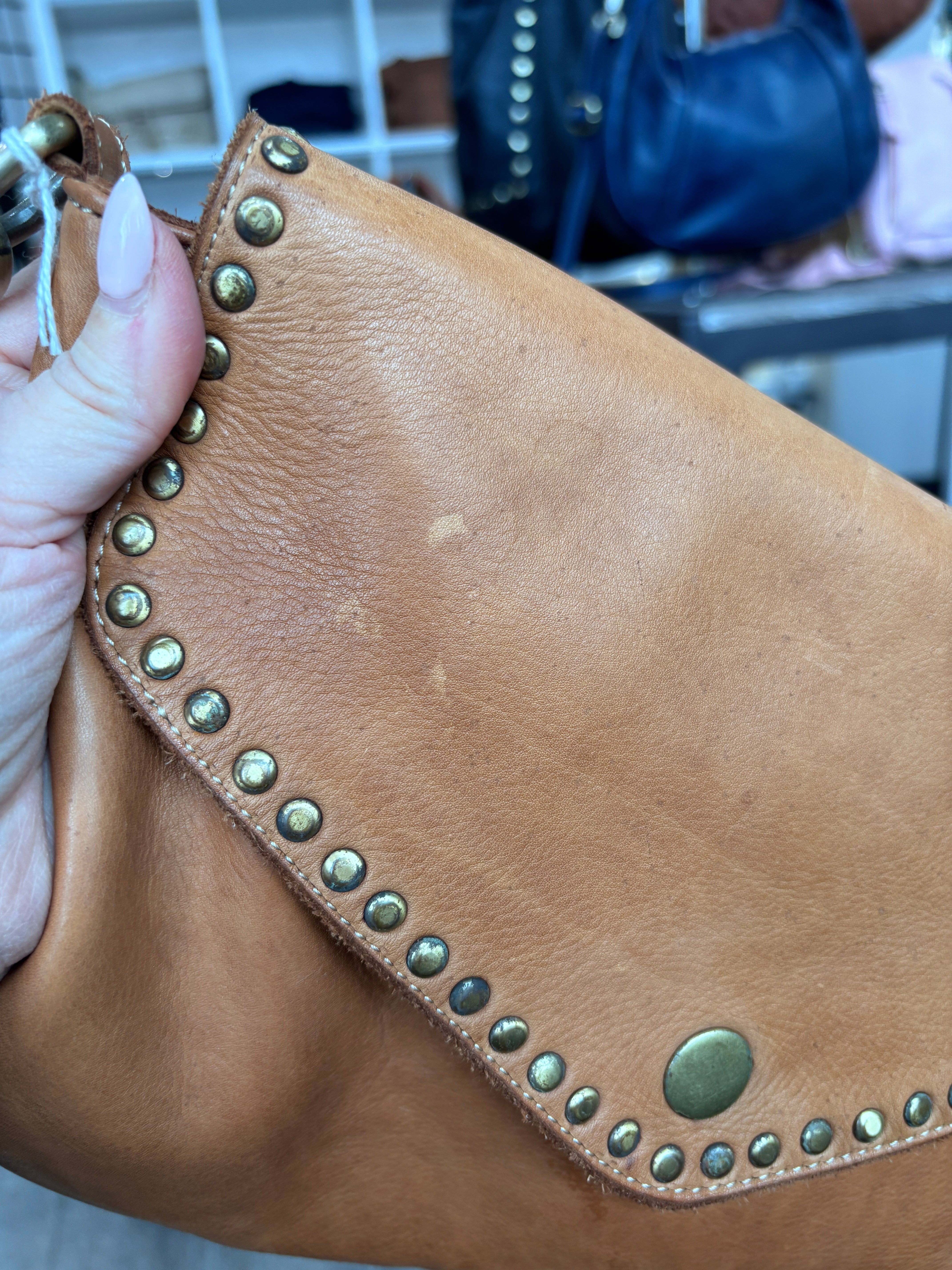 Sample Sale - Aria Crossbody in Cognac