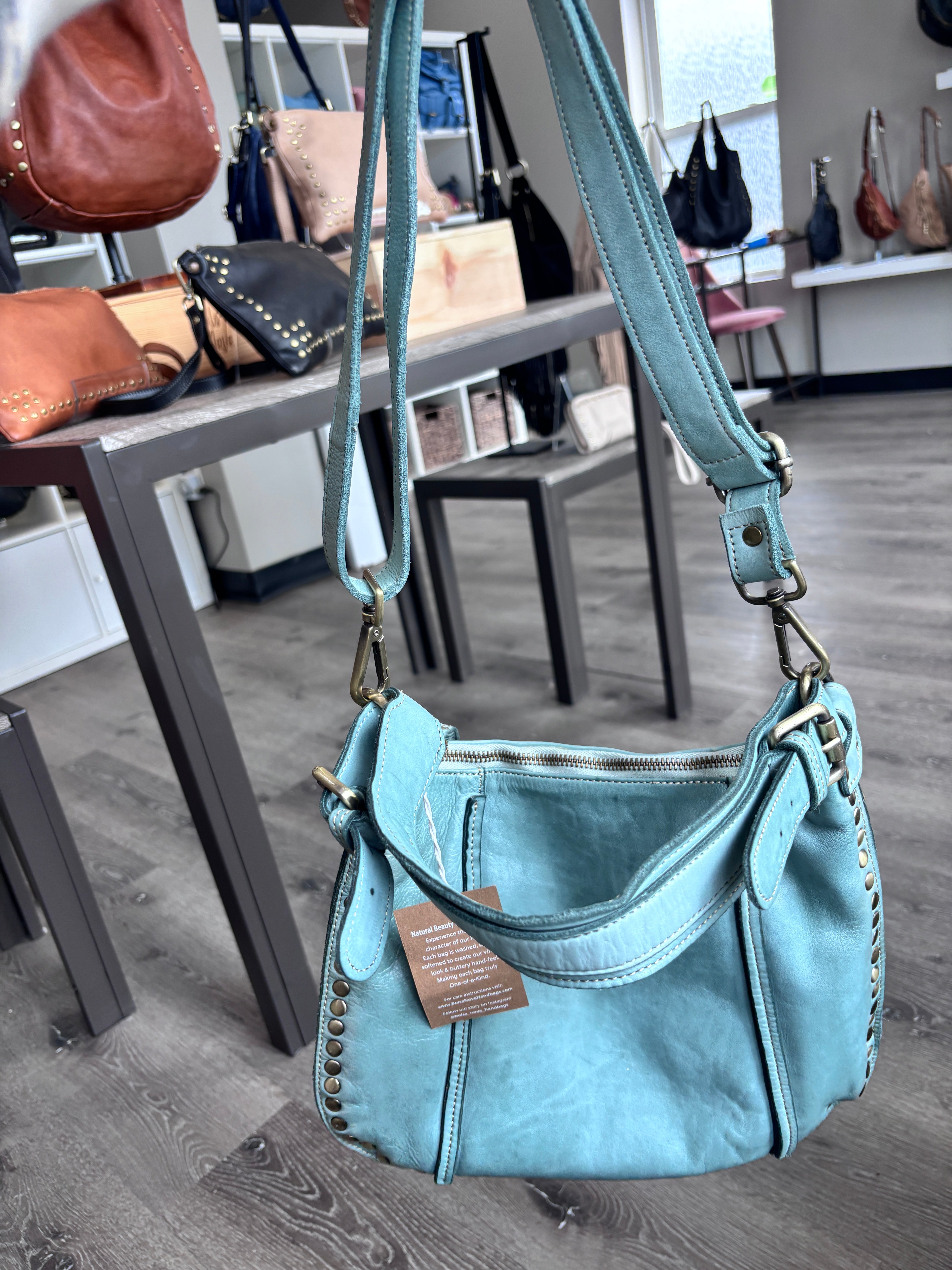 Sample Sale - Annalisa Crossbody in Pistachio