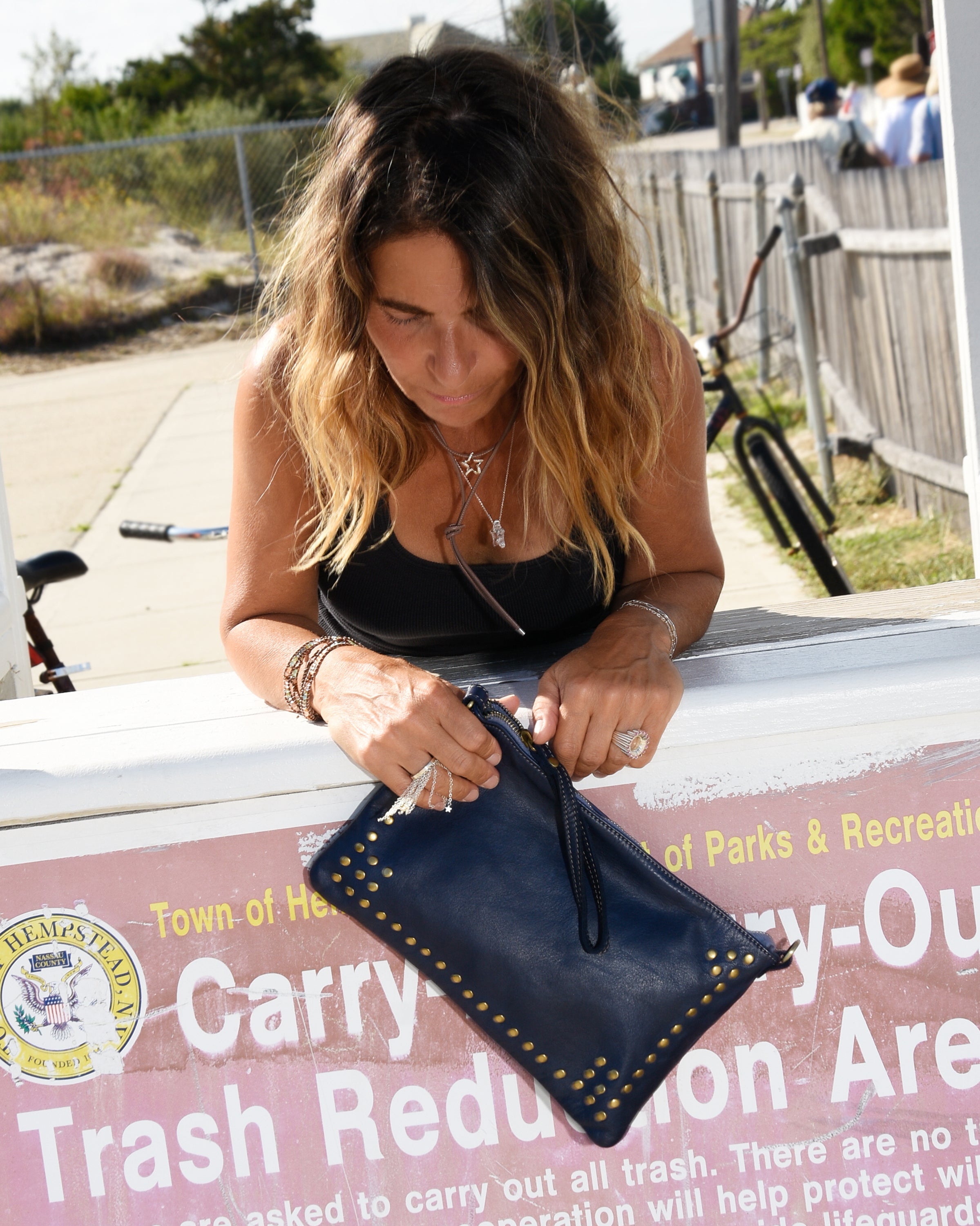 Boho Clutch in Black