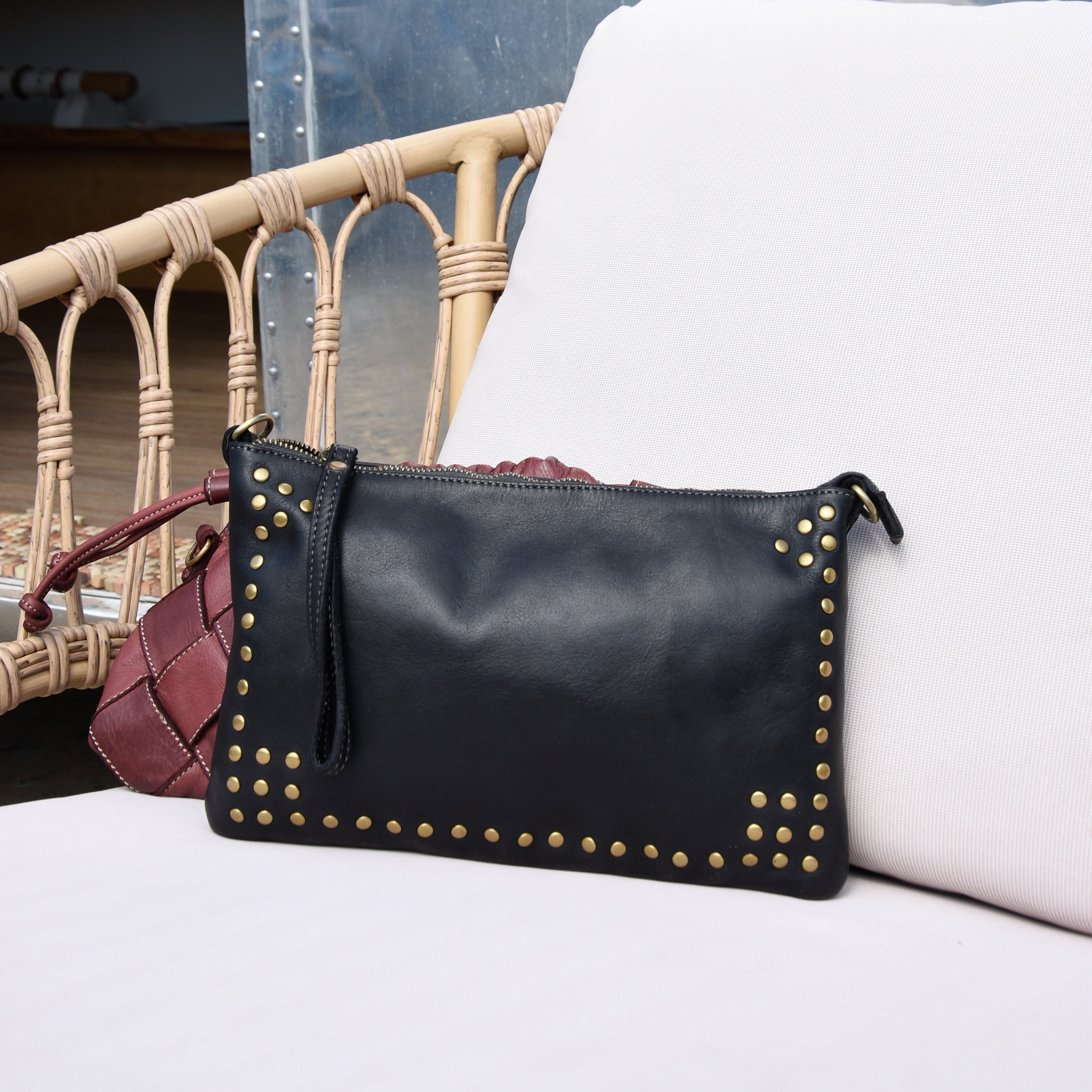 Boho Clutch in Black