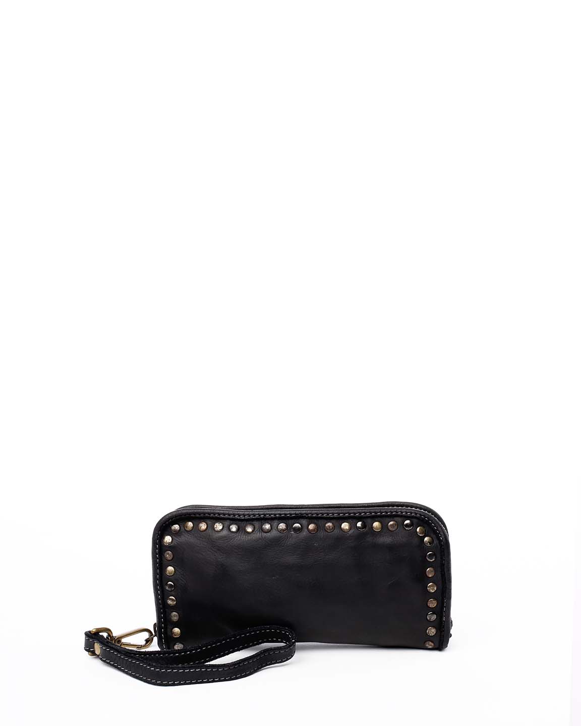 Sofia Zip Around Wallet in Black