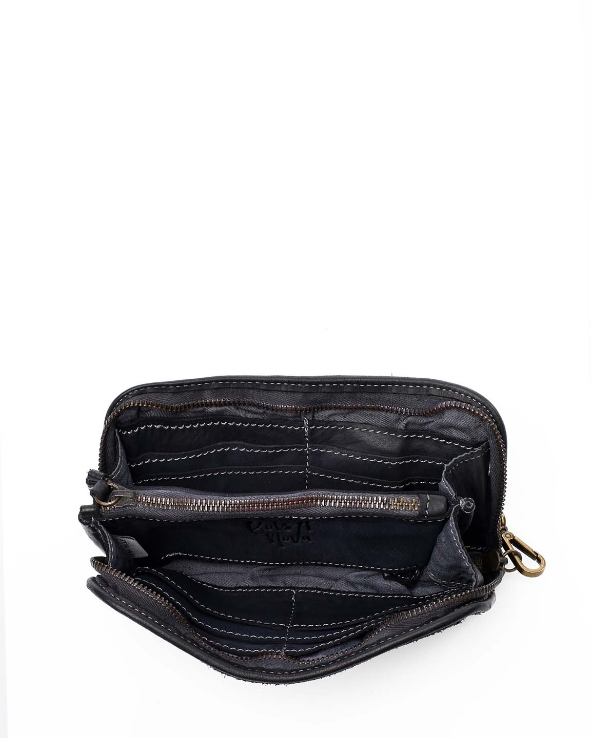Sofia Zip Around Wallet in Black