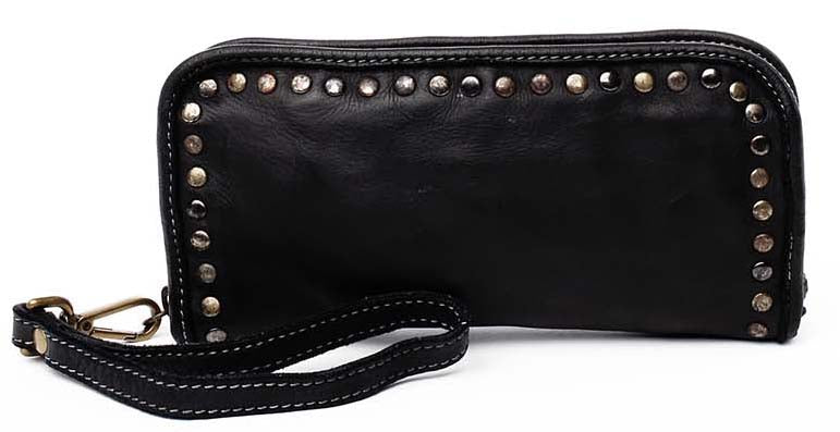 Sofia Zip Around Wallet in Black