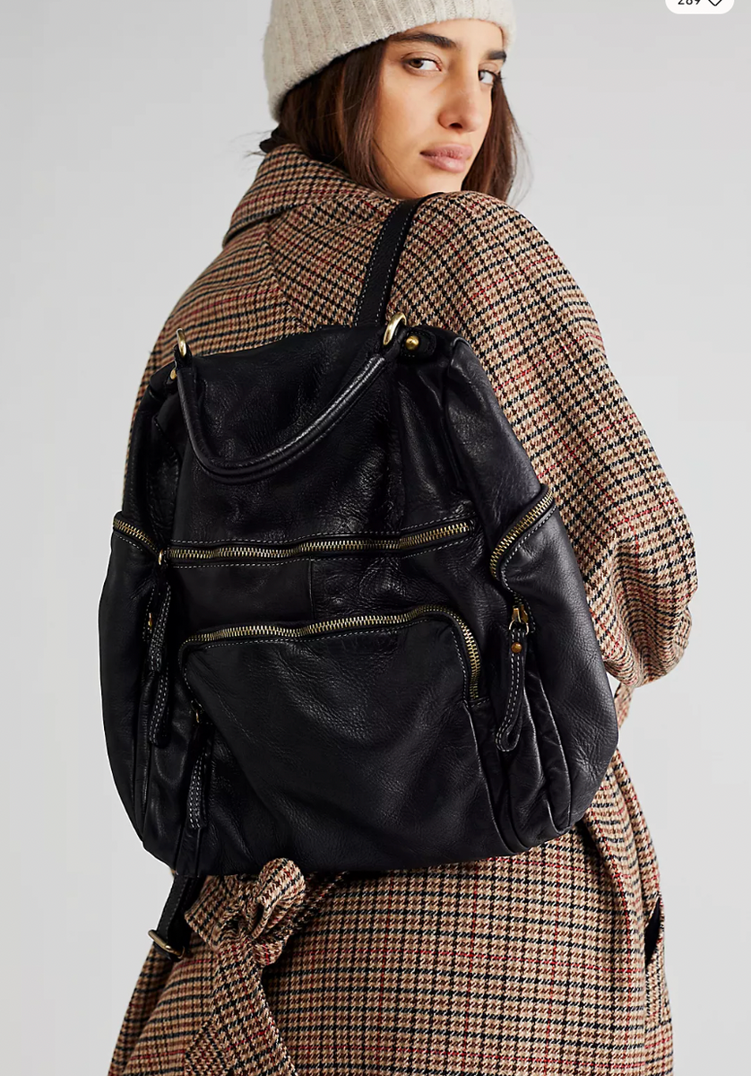 Bolsa Nova Mia Backpack in Black NWT Free People | Bags | Free People Bolsa Nova Mamma Mia  main image 2