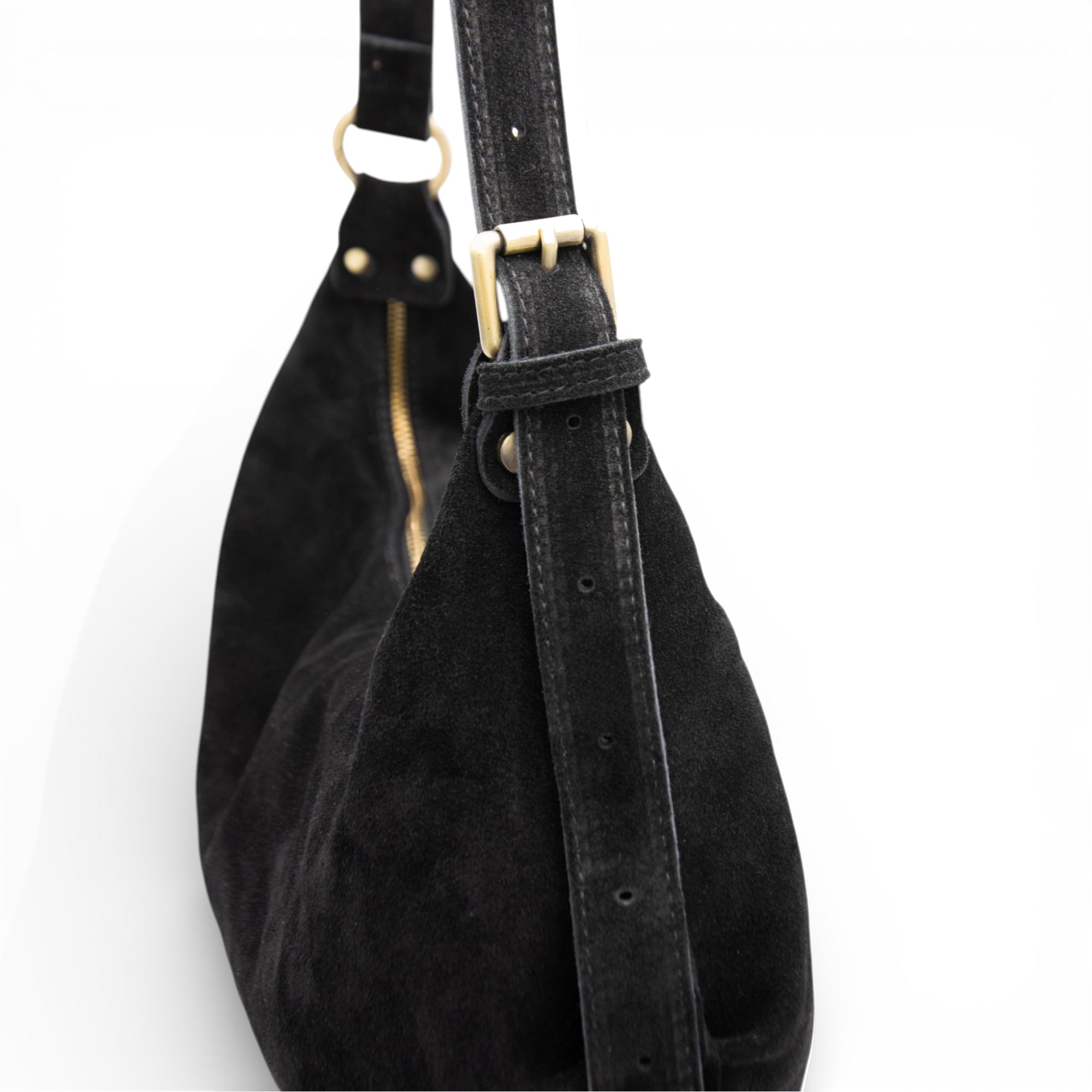 Dallas Suede Fringe in Black