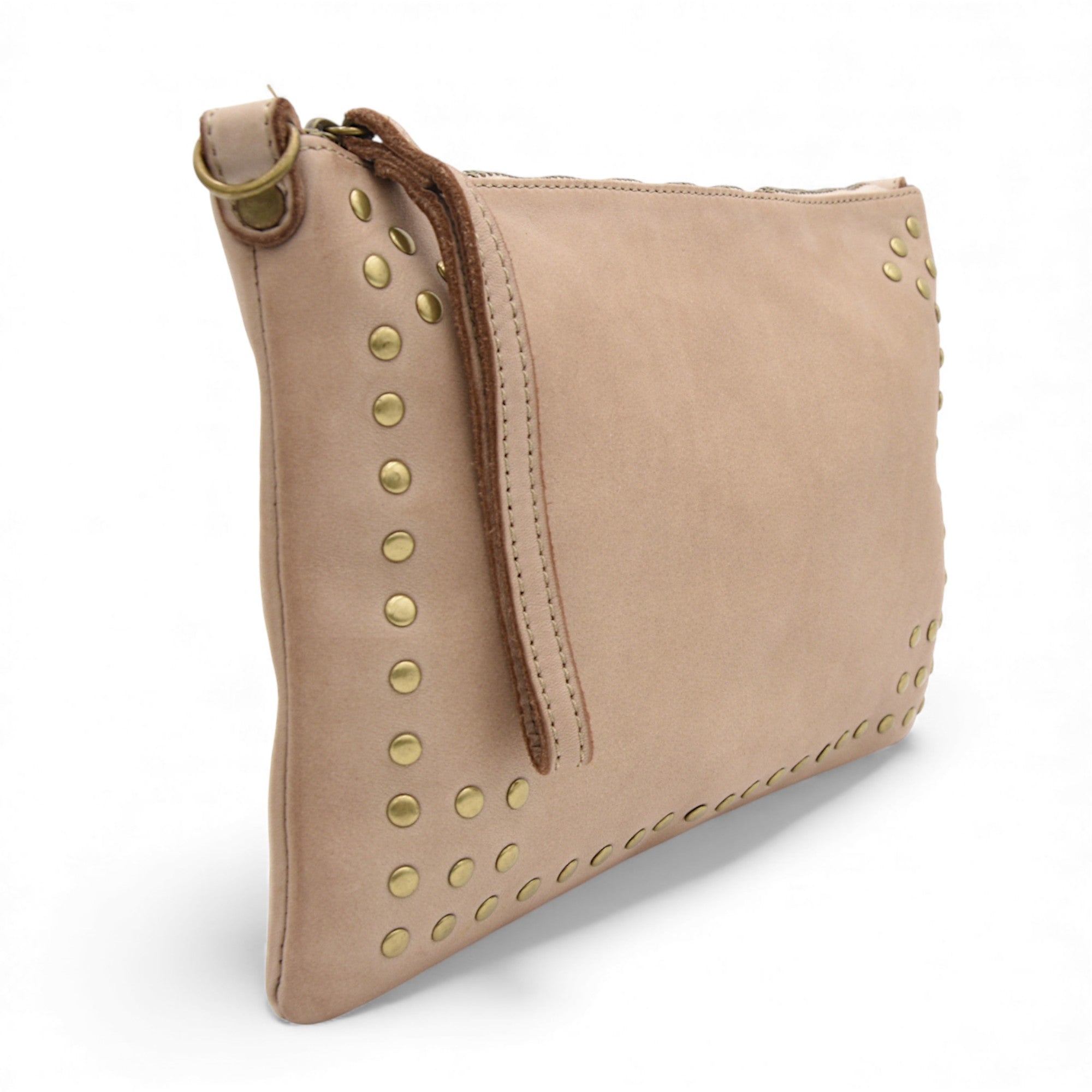 Boho Clutch in Light Taupe