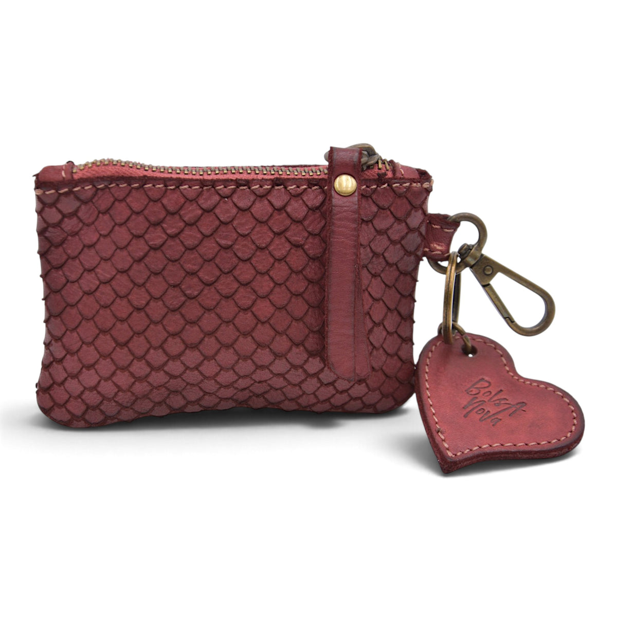 Bolsa Nova Card/Coin Case in Bordeaux