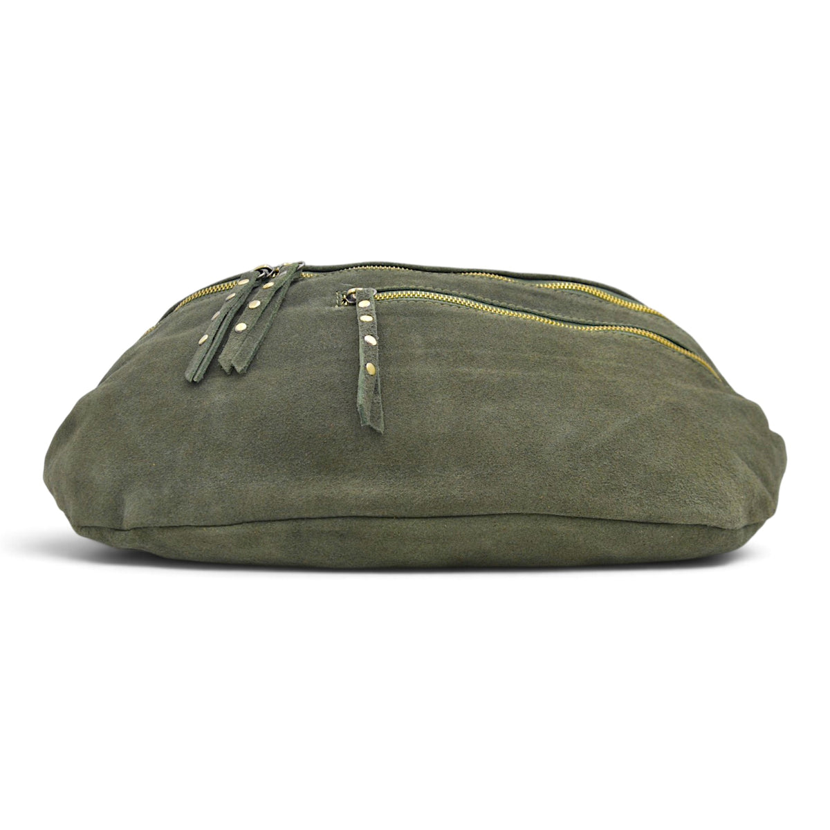 Bella 2.0 Italian Suede Sling Bag in Olive