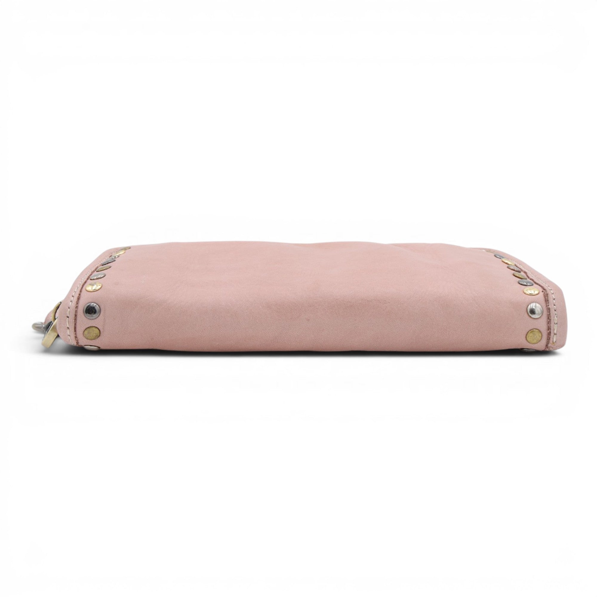 Sofia Zip Around Wallet in Dusty Pink