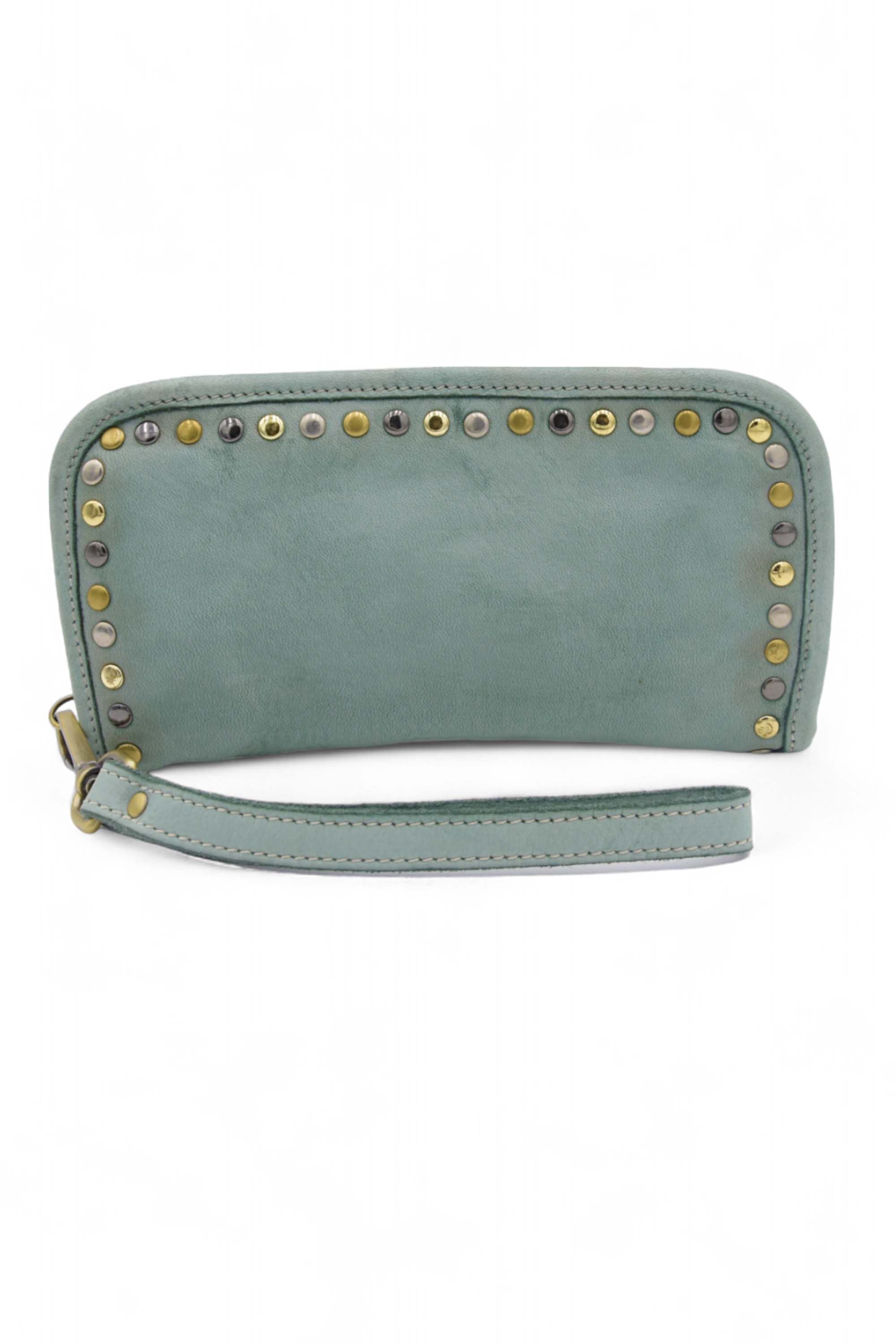 Sofia Zip Around Wallet in Pistachio