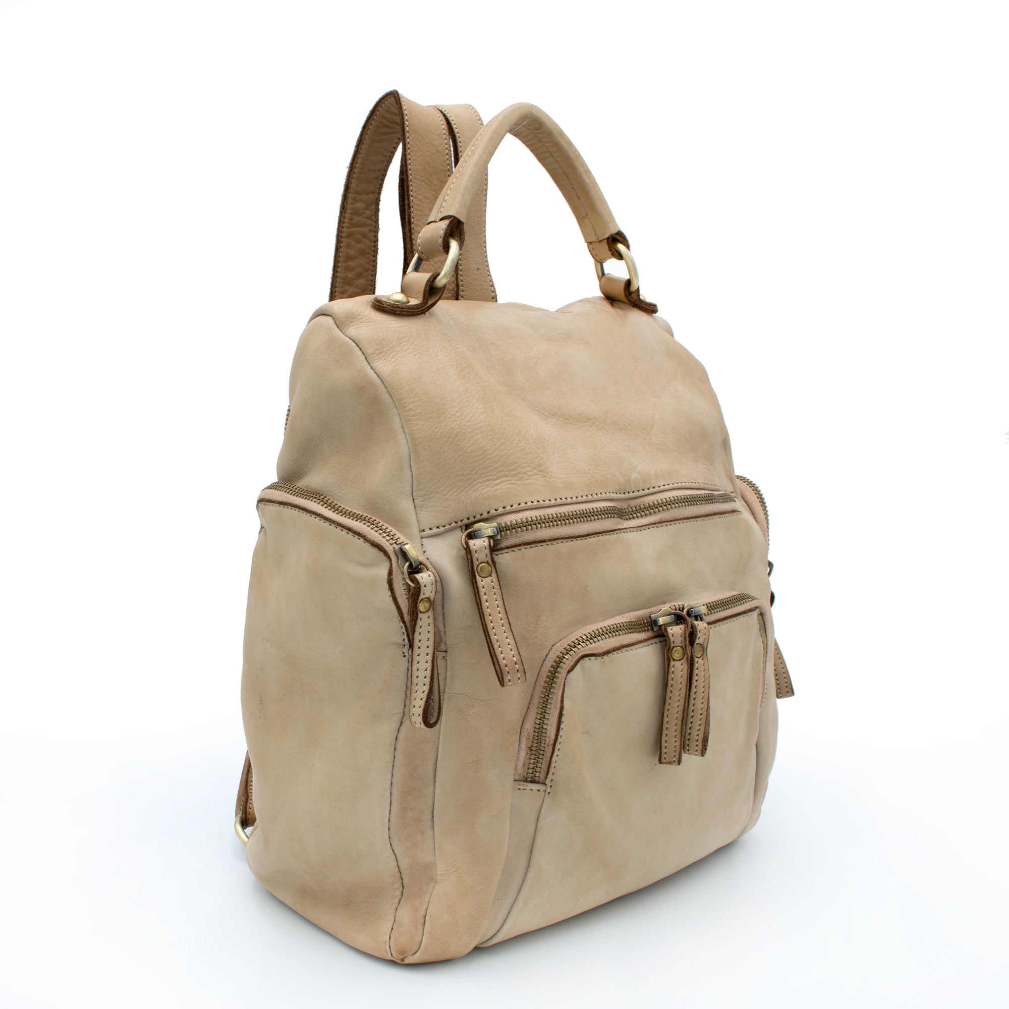 Mia Backpack in Light Taupe