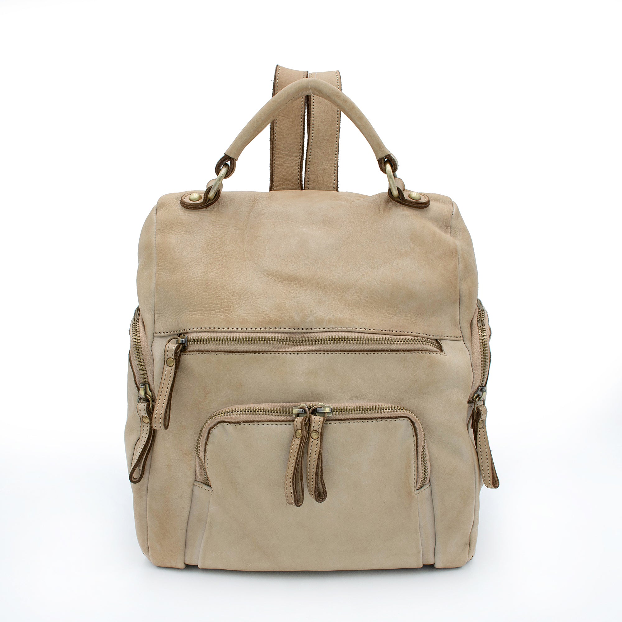 Mia Backpack in Light Taupe