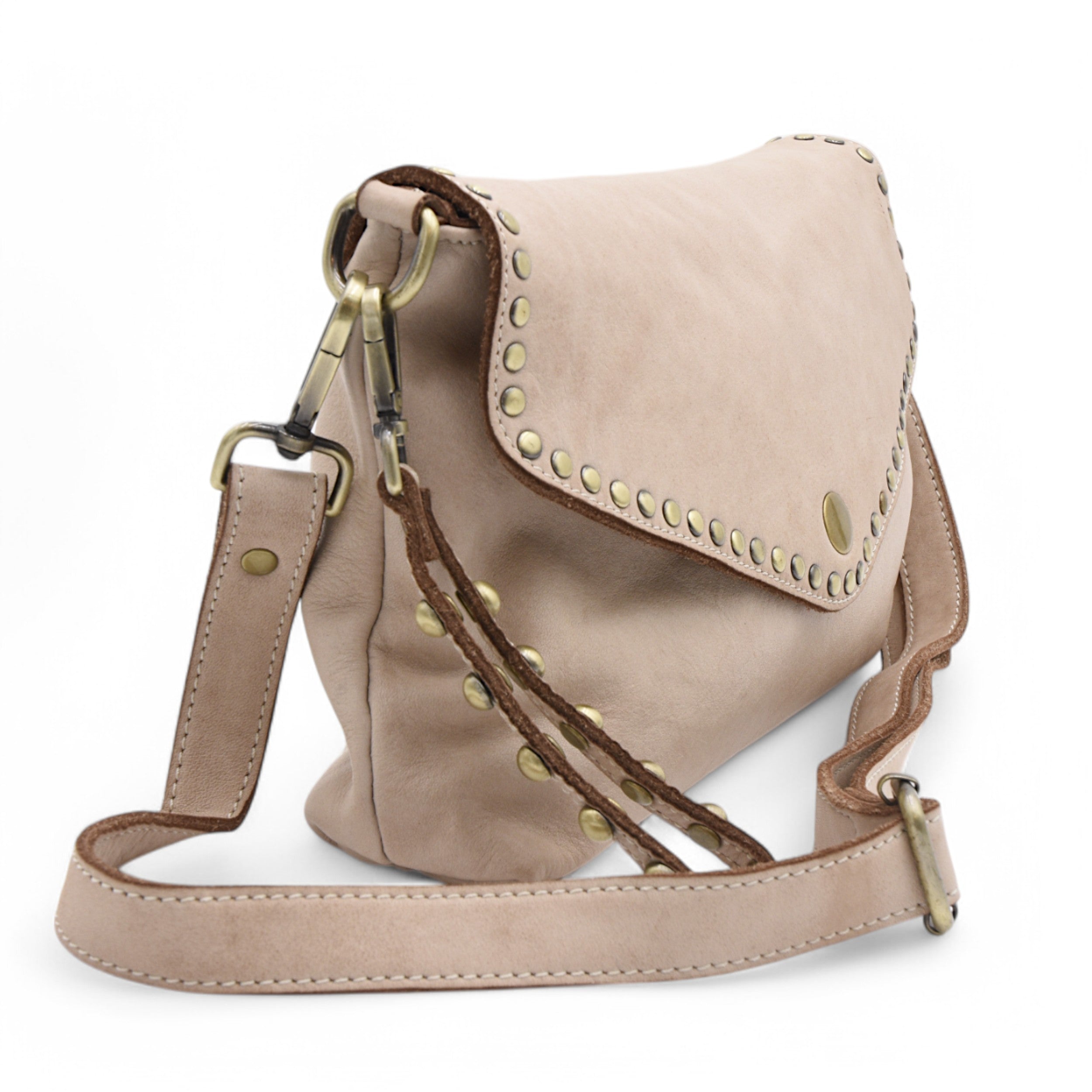 Aria Envelope Crossbody in Light Taupe