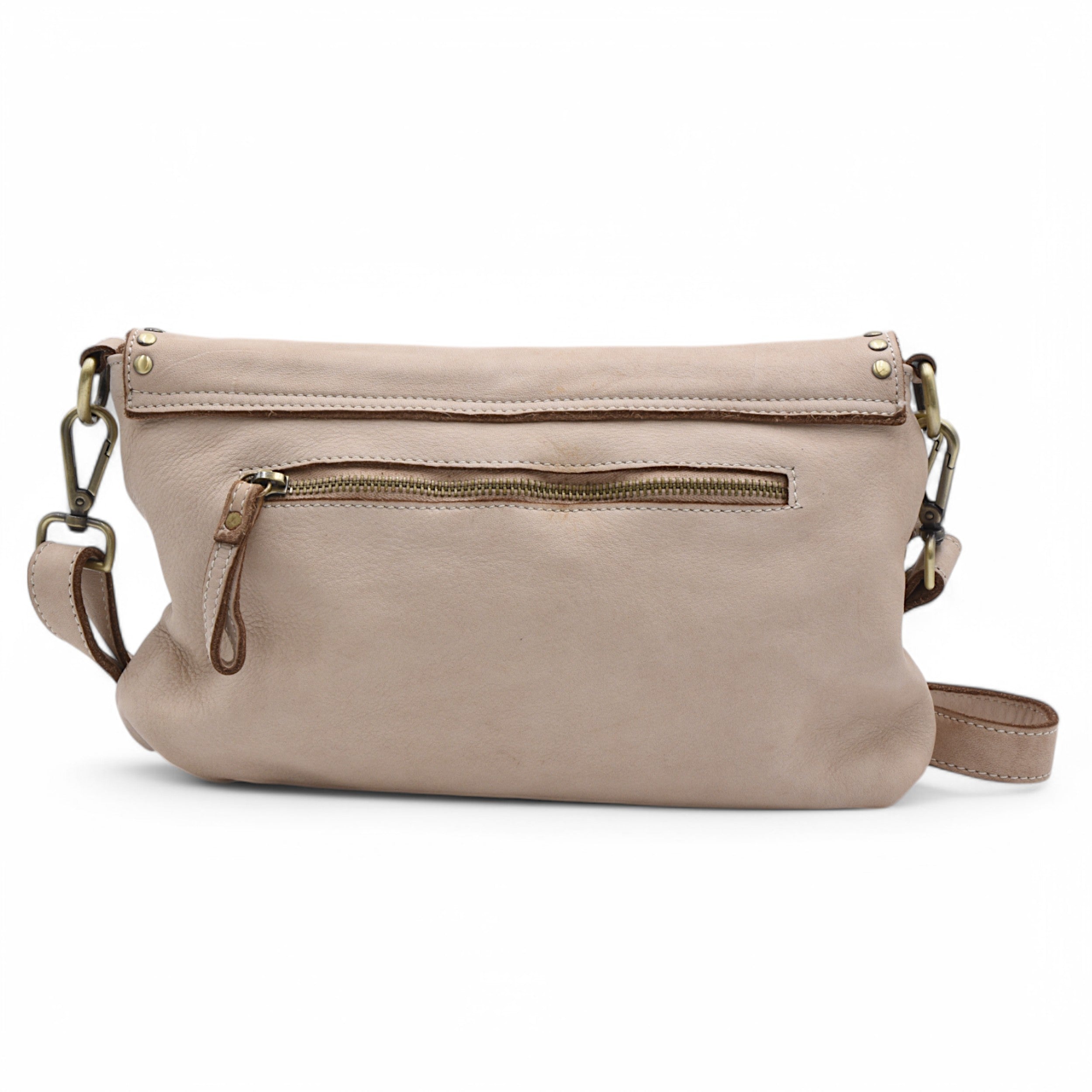 Aria Envelope Crossbody in Light Taupe