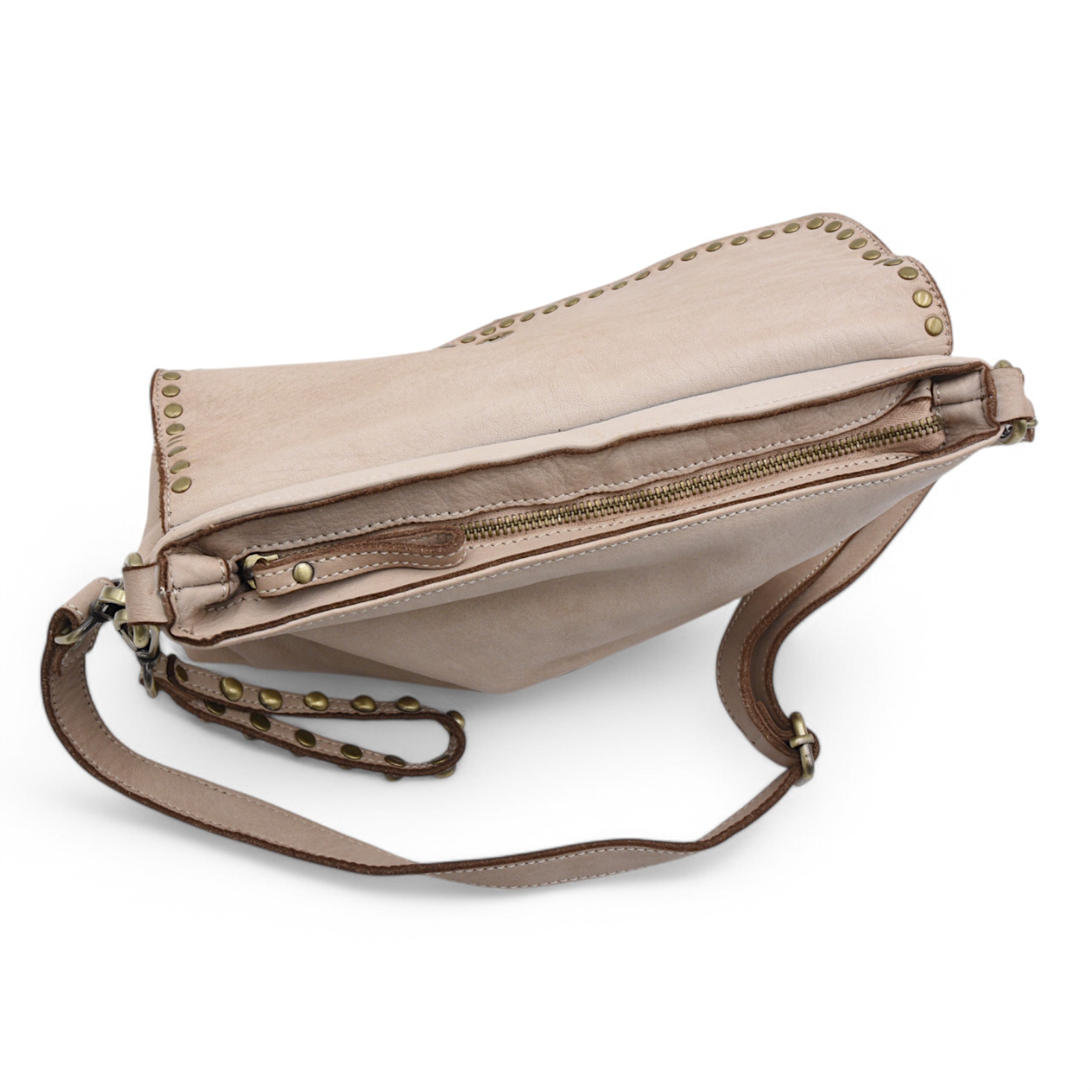 Aria Envelope Crossbody in Light Taupe