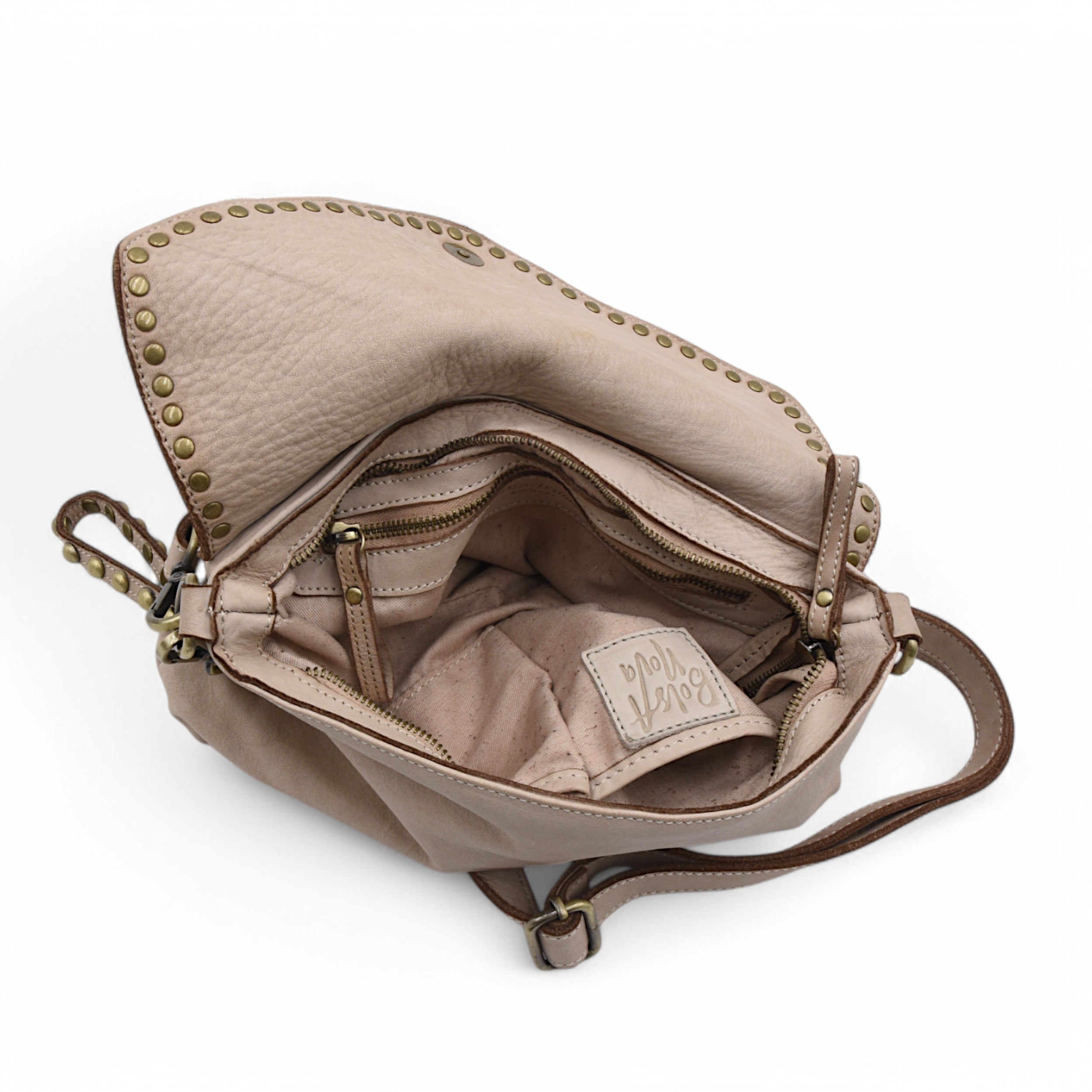 Aria Envelope Crossbody in Light Taupe