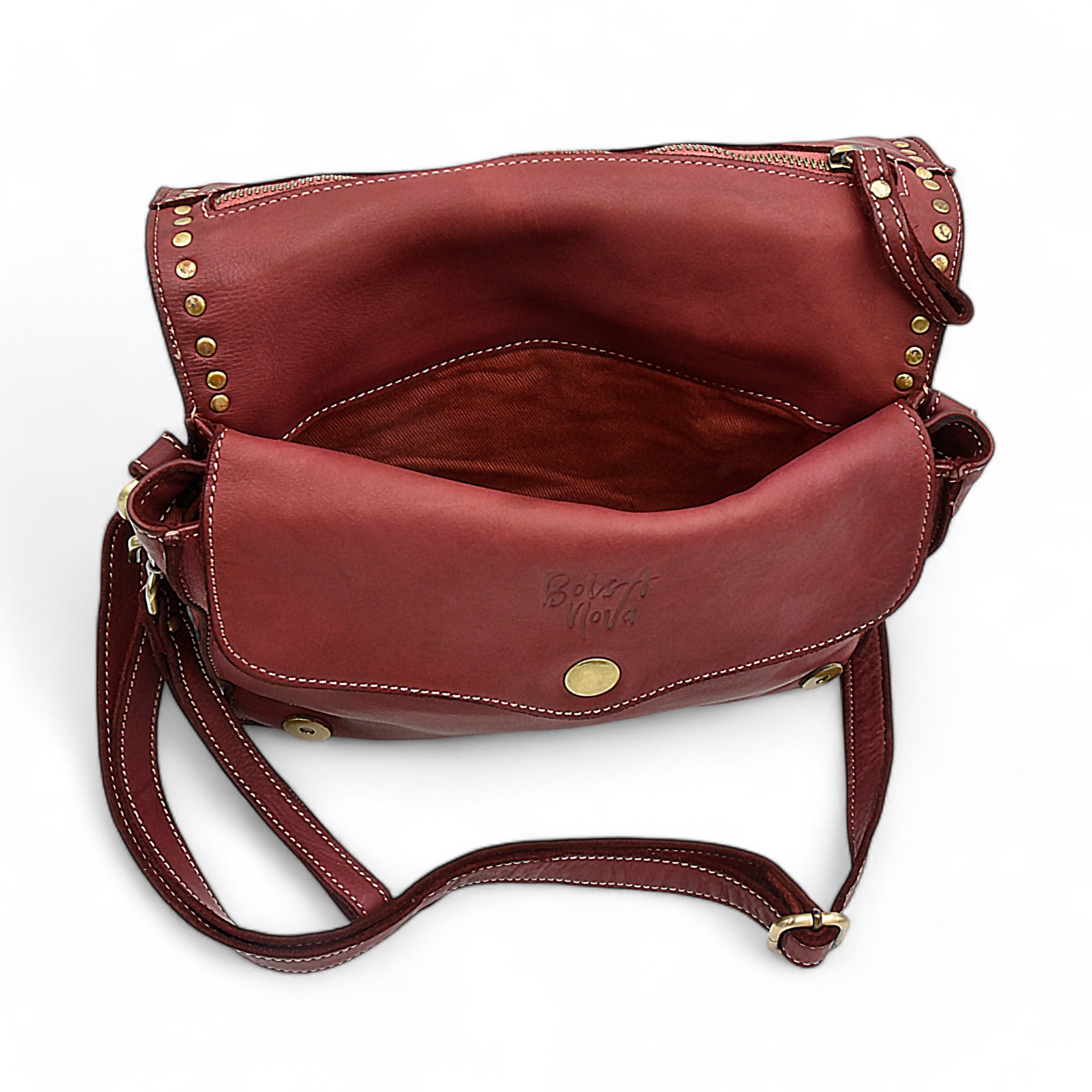 Marisa crossbody in Bordeaux