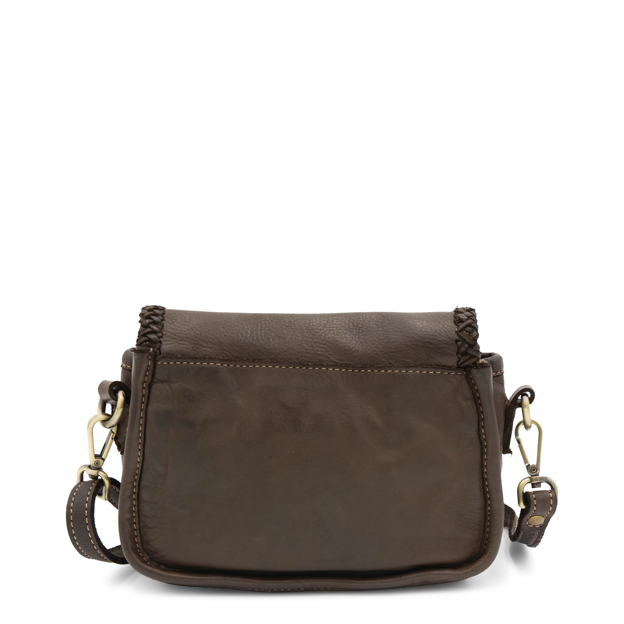 Naples Saddle Bag in Chocolate